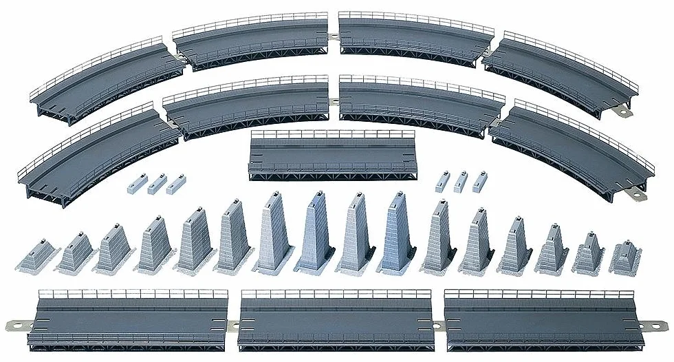 Faller 120470 - Curva elevada Completa [Importado de Alemania]