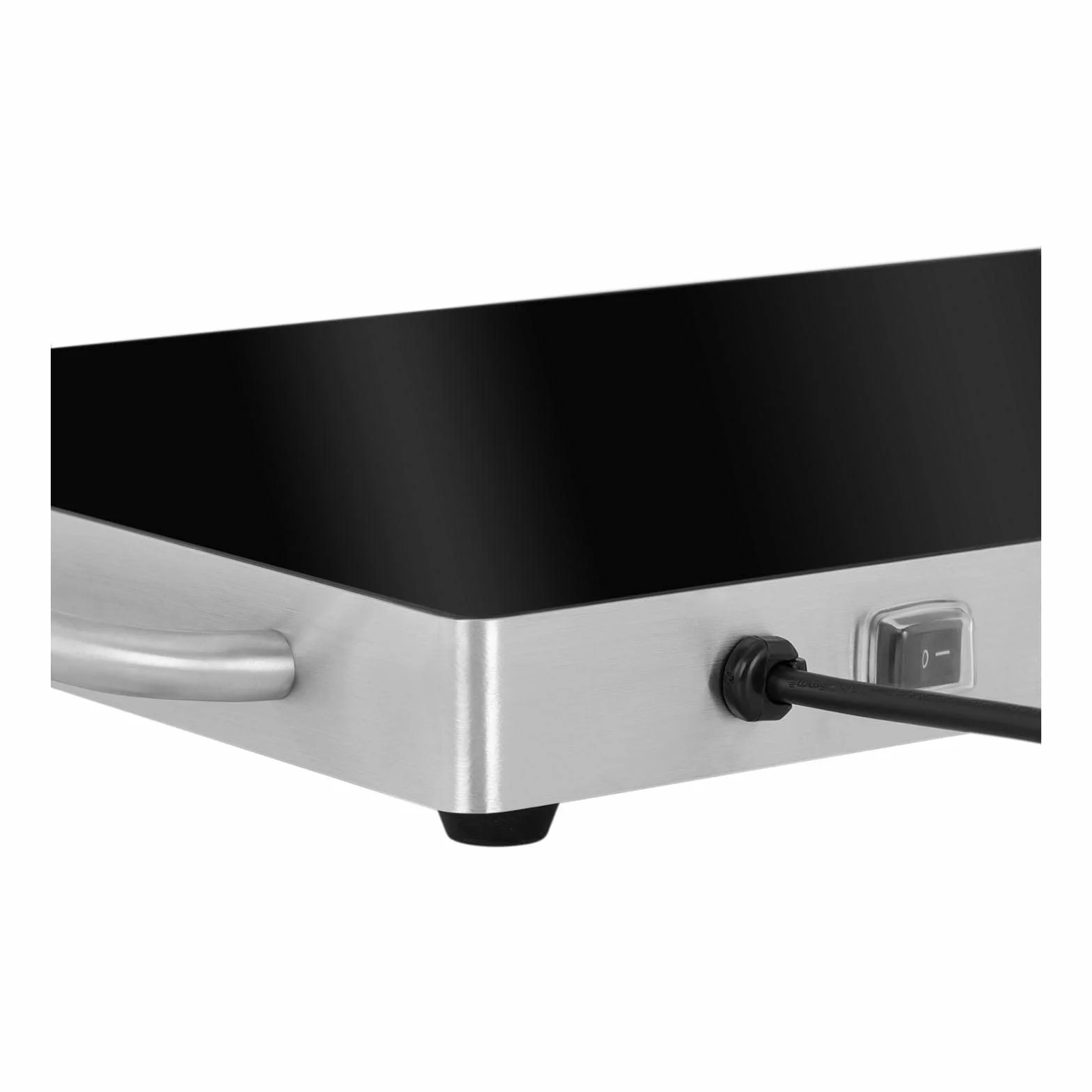 Royal Catering Placa Calentadora RCIC-230W 240W Acero Inoxidable 62 x 35 cm