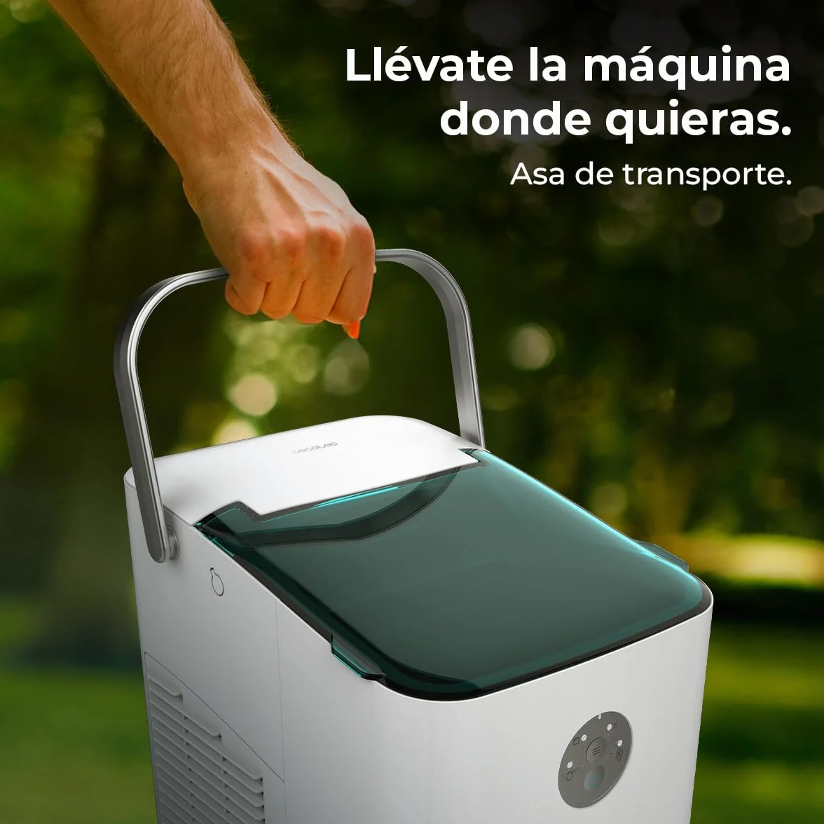 Cecotec Ice Maker Chillin' Ice 1200 Go 120W 12kg 6-8 min Cubitos Pequeños Autolimpieza