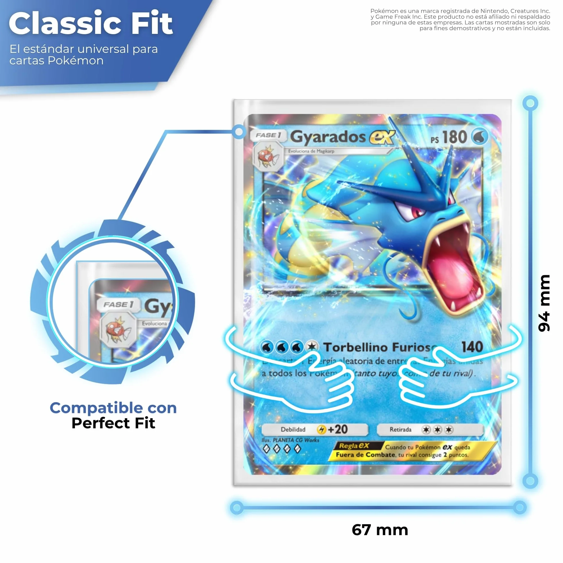 Fundas Cartas Pokemon 300 uds 67x94 mm Penny Sleeves Transparentes Sin Ácido Protector Compatible Magic TCG Cromos Fútbol Coleccionables