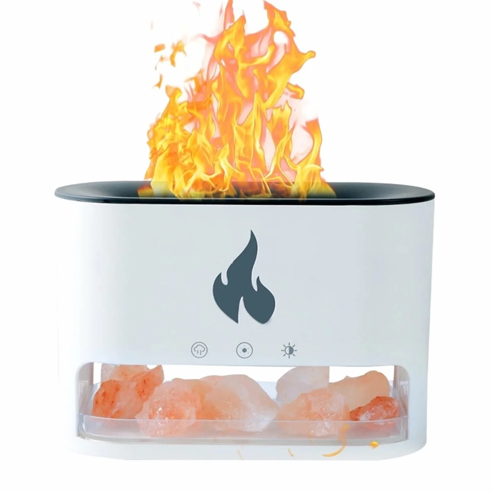 Humidificador, Difusor De Aites Esenciales Aromaterapia, Humidificador Ultrasónico Con Apagado Automático Y Luz Nocturna Sal,para hogar y oficina