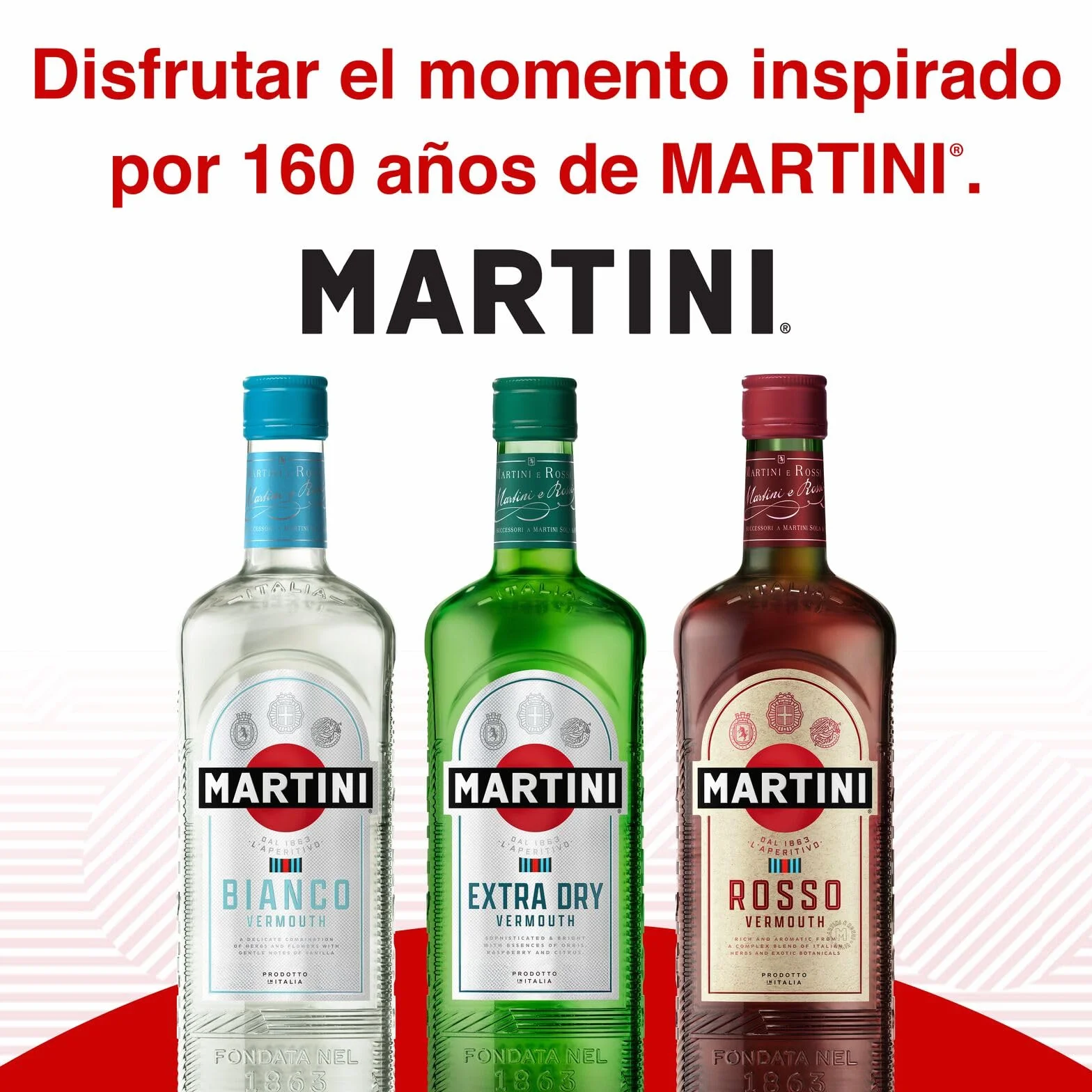 MARTINI Rosso Vermouth Aperitivo 750 ml 15% vol Estuche de regalo