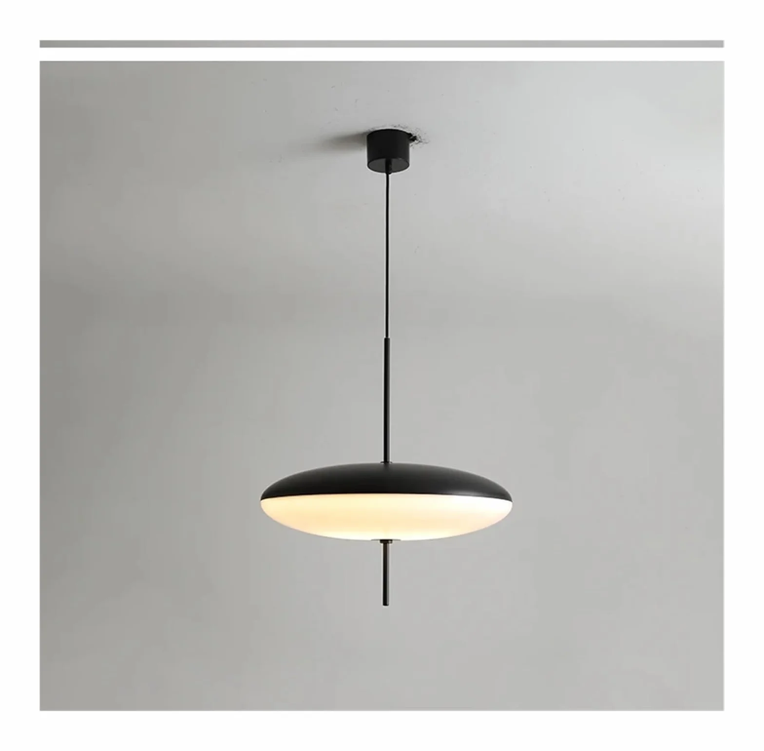 Genérico Lámpara de Techo, Candelabro Moderno LED Negro/Blanco E27 for Colgar en el Techo, Comedor, Sala de Estar, Dormitorio, Bar, candelabro de Cocina Ajustable(Black)