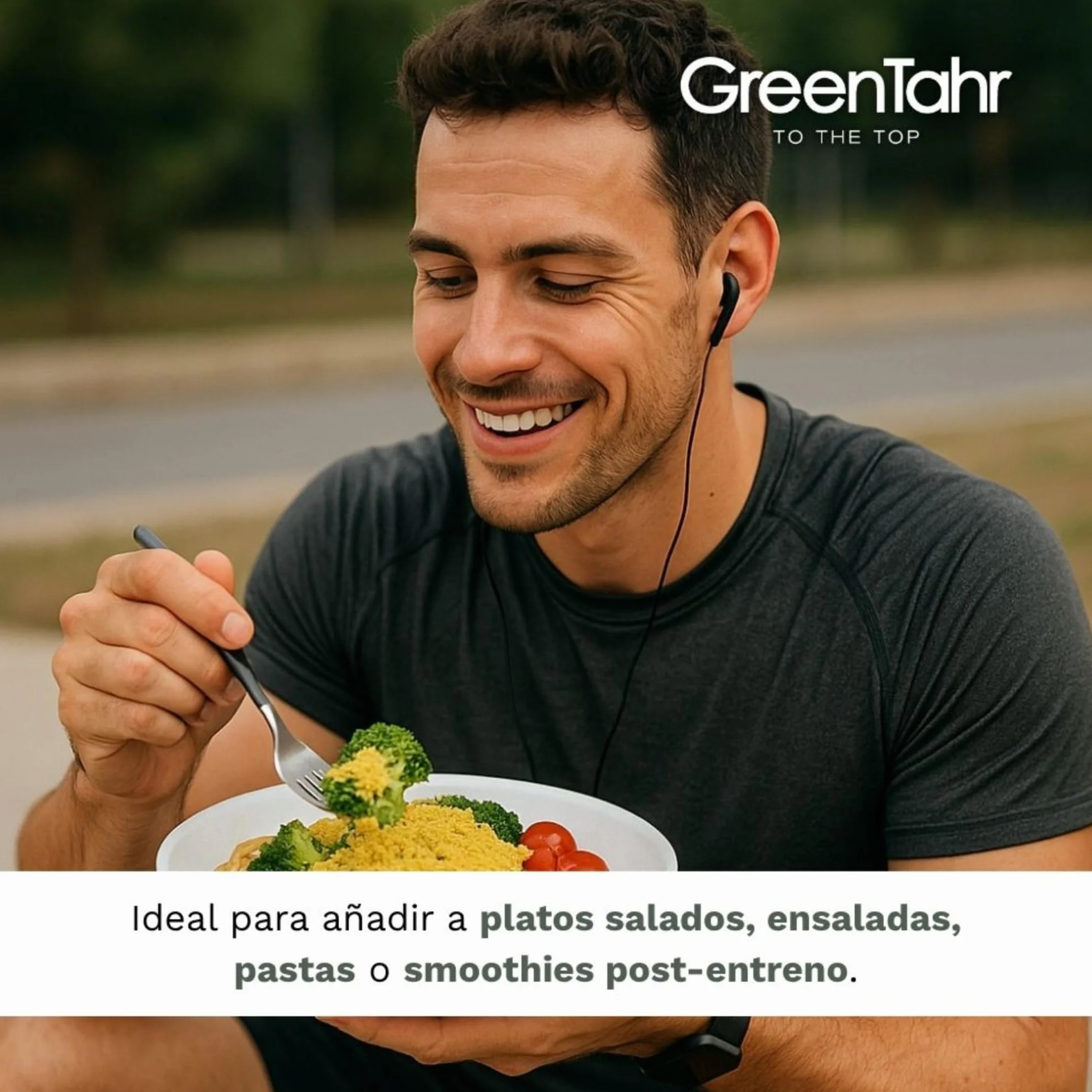 Green Tahr Levadura Nutricional 500g Nutritional Yeast en Copos Rica en Vitamina B y Proteínas 47% Sin Gluten Sin Lactosa