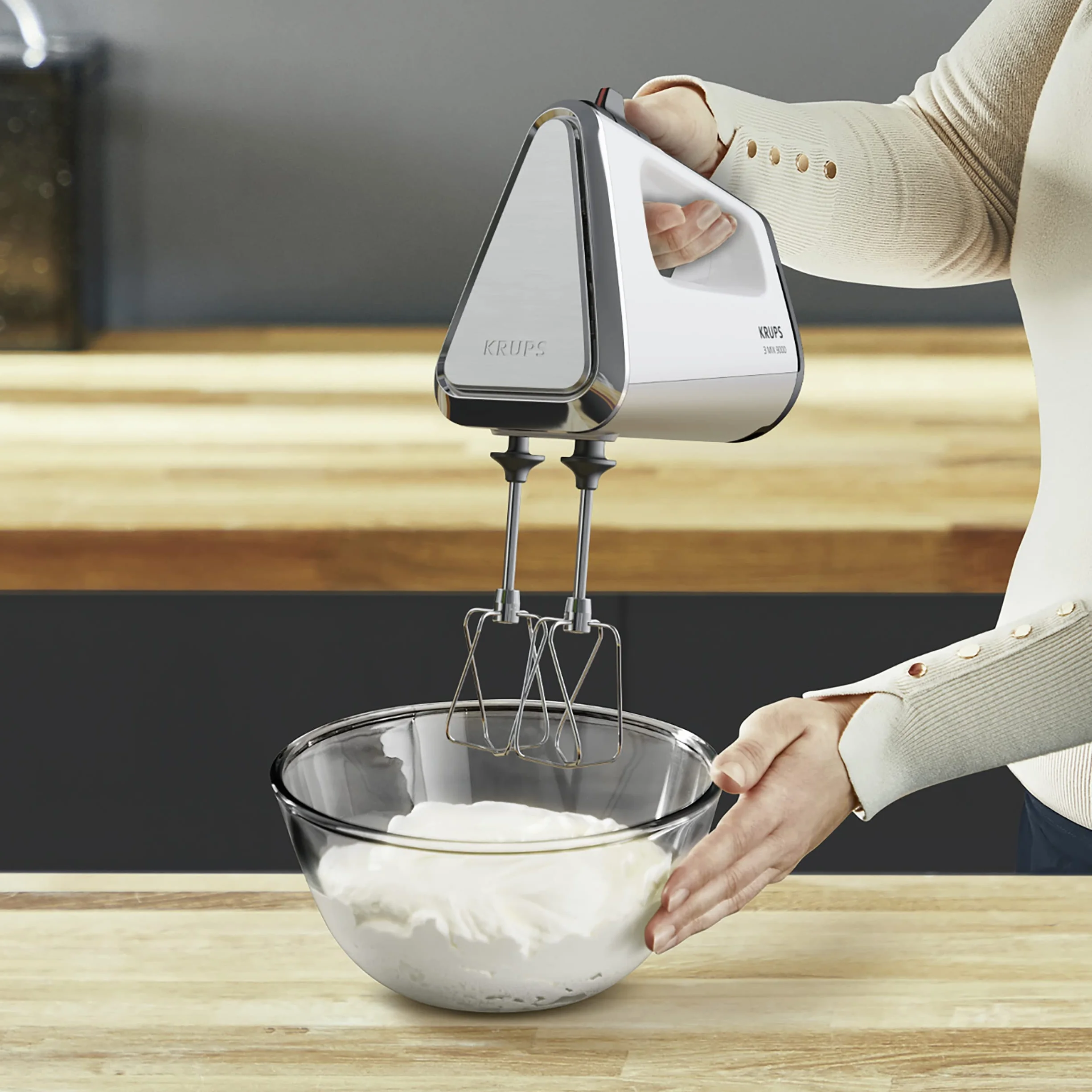 Krups 3Mix 9000 GN9121 Mélangeur par immersion 750 W Blanc