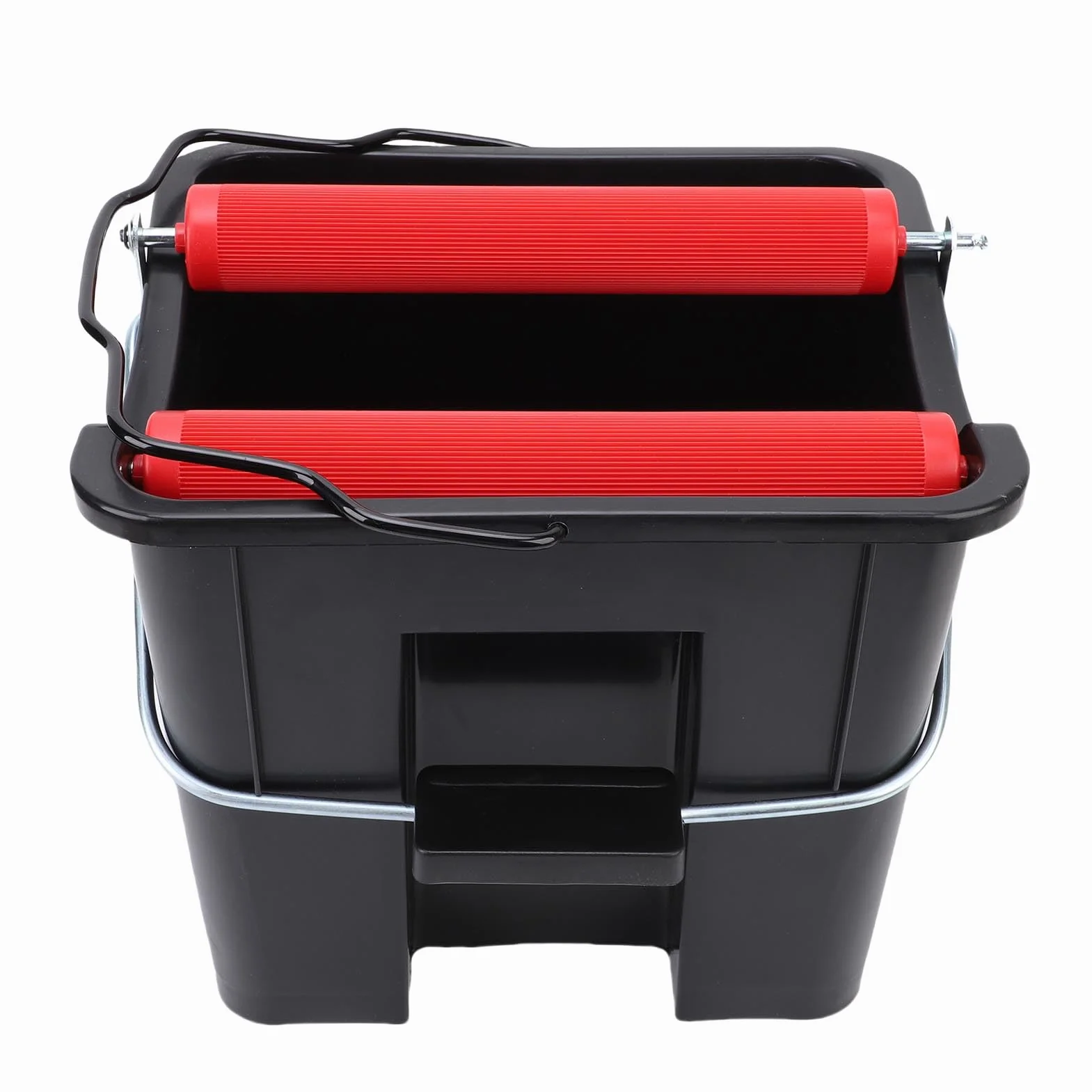 Bediffer Cubo de Trapeador Giratorio con Pedal Que Ahorra Mano de Obra de 14 litros para una Limpieza Eficiente en Barcos, Yates y Cruceros - ABS + Metal