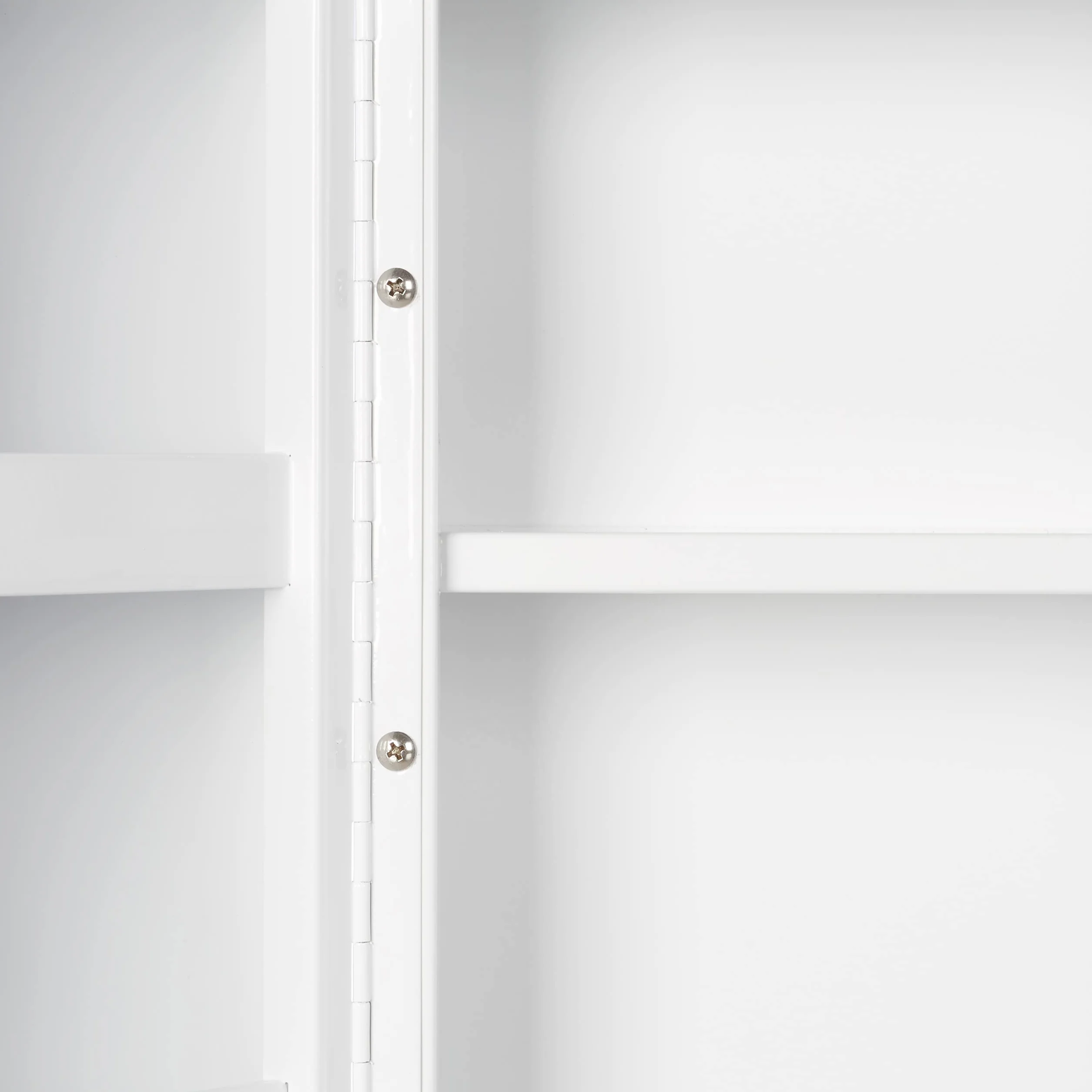 Relaxdays Armario Botiquín Acero con Cerradura 11 Compartimentos 53x53x21,5cm Blanco