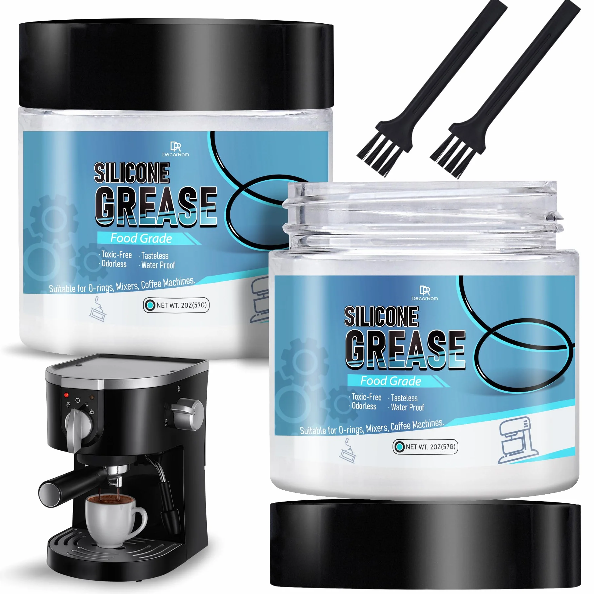 Grasa de silicona 114g Aceite de silicio calidad alimentaria para cafetera automática sello de goma válvula batidora