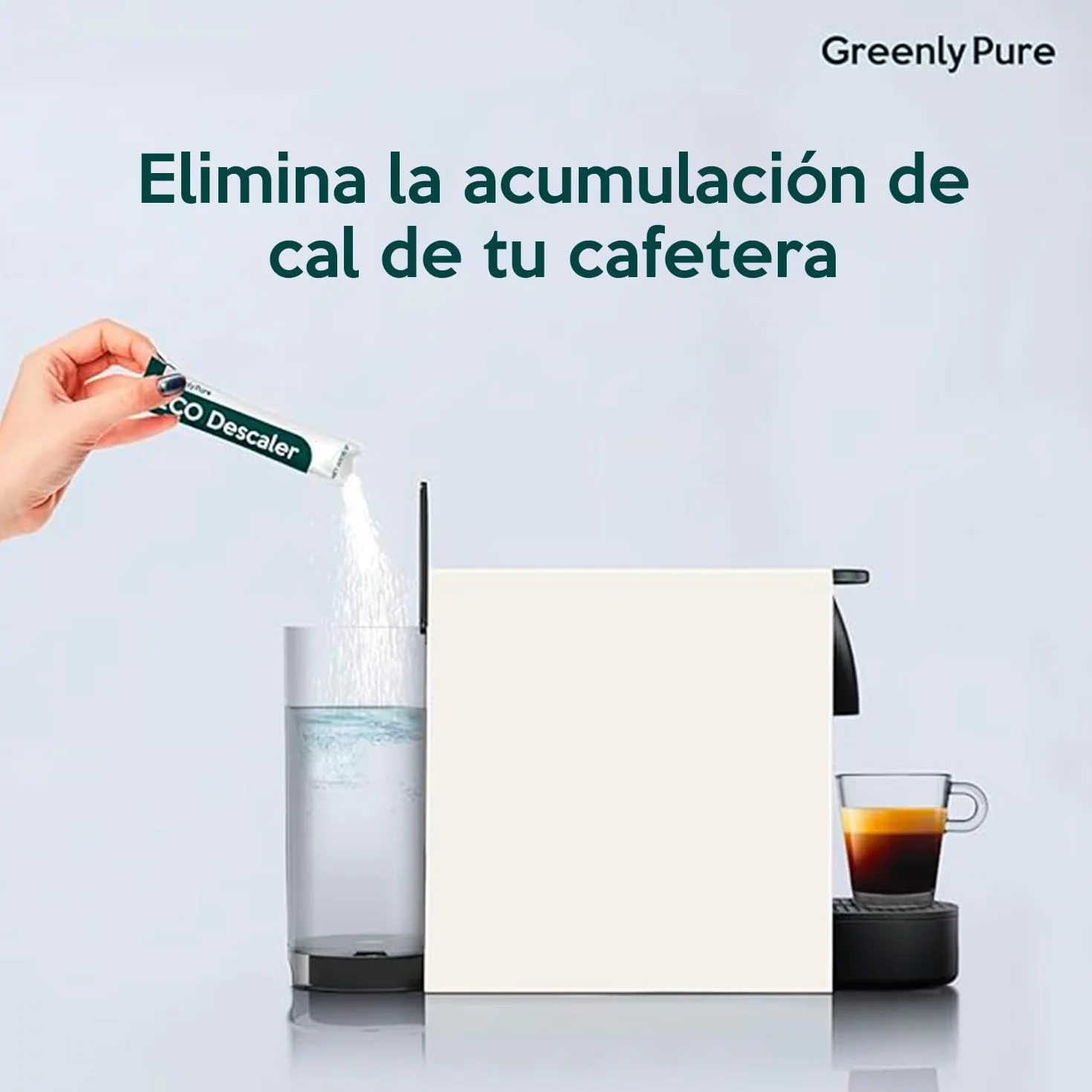 Descalcificador de Cafetera Ecológico Universal, Ácido Cítrico en Polvo, 12 uds x 15 gr
