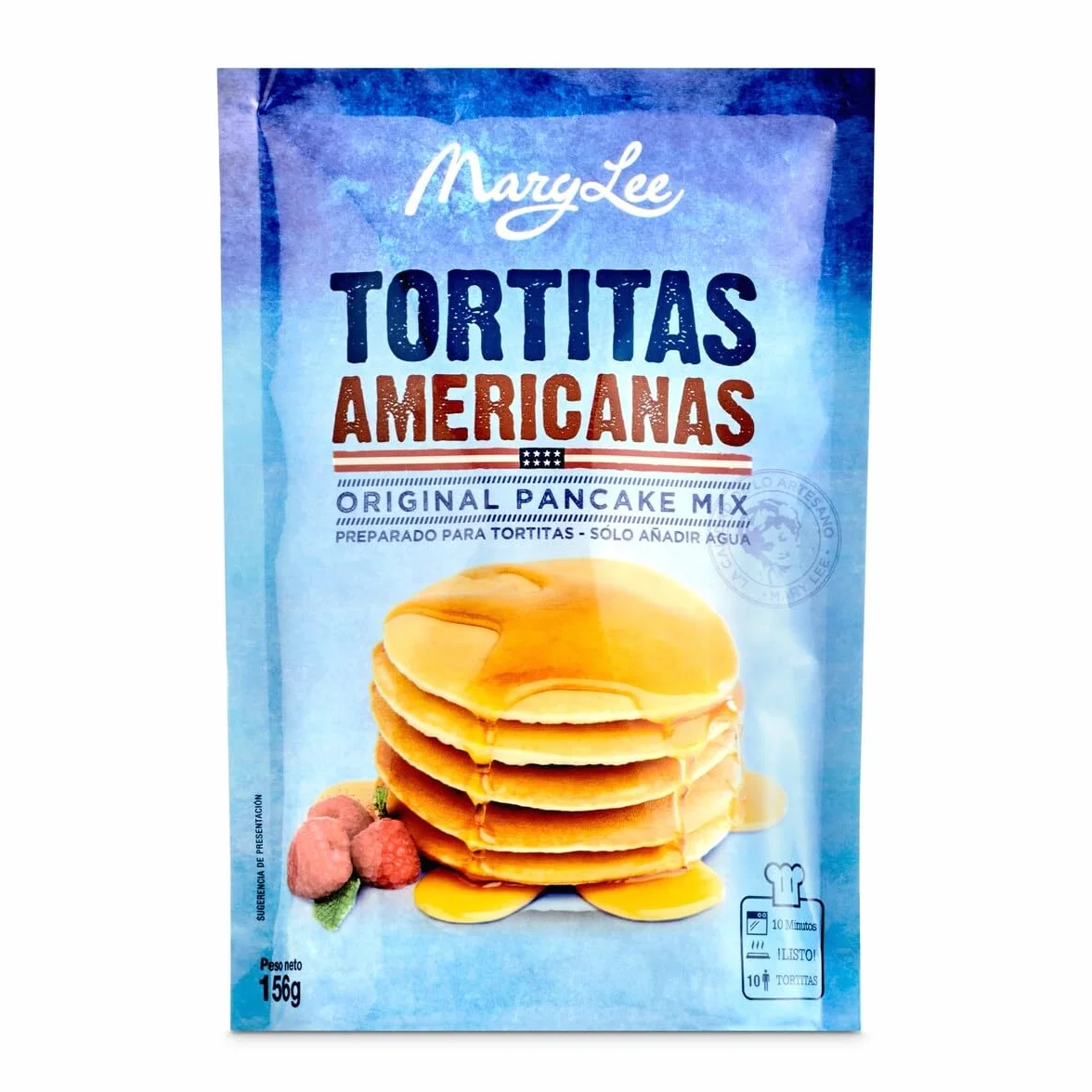 Mary Lee Preparado Para Tortitas Americanas Estuche 156 Gramo