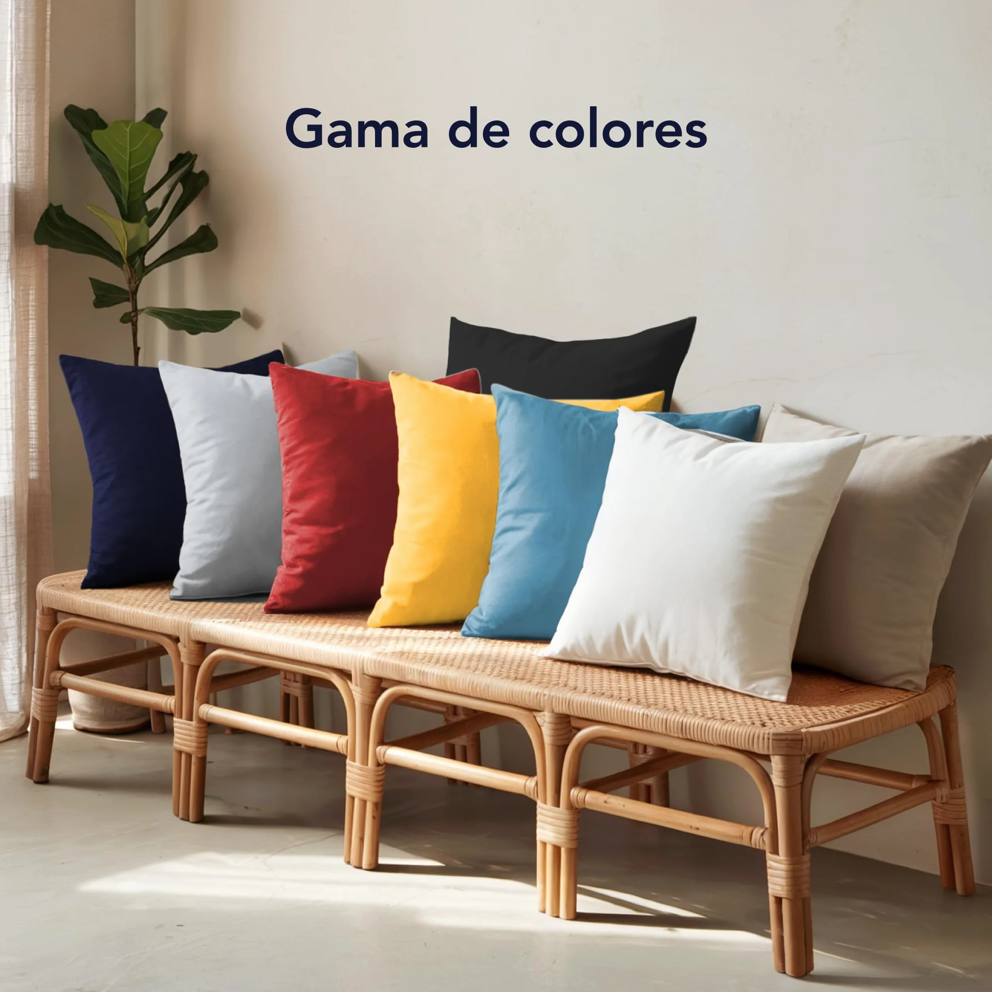 Funda Almohada 30x50 Algodon Jersey Antracita Juego de 2 Protector Cama
