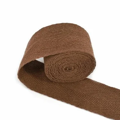 Cinta de espiga 100 % algodón de 30 mm de ancho para ropa de bricolaje, paquete de 50 yardas