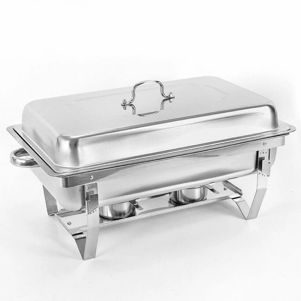 Chafing Dish - Calentador de alimentos (acero inoxidable, 9,0 L)