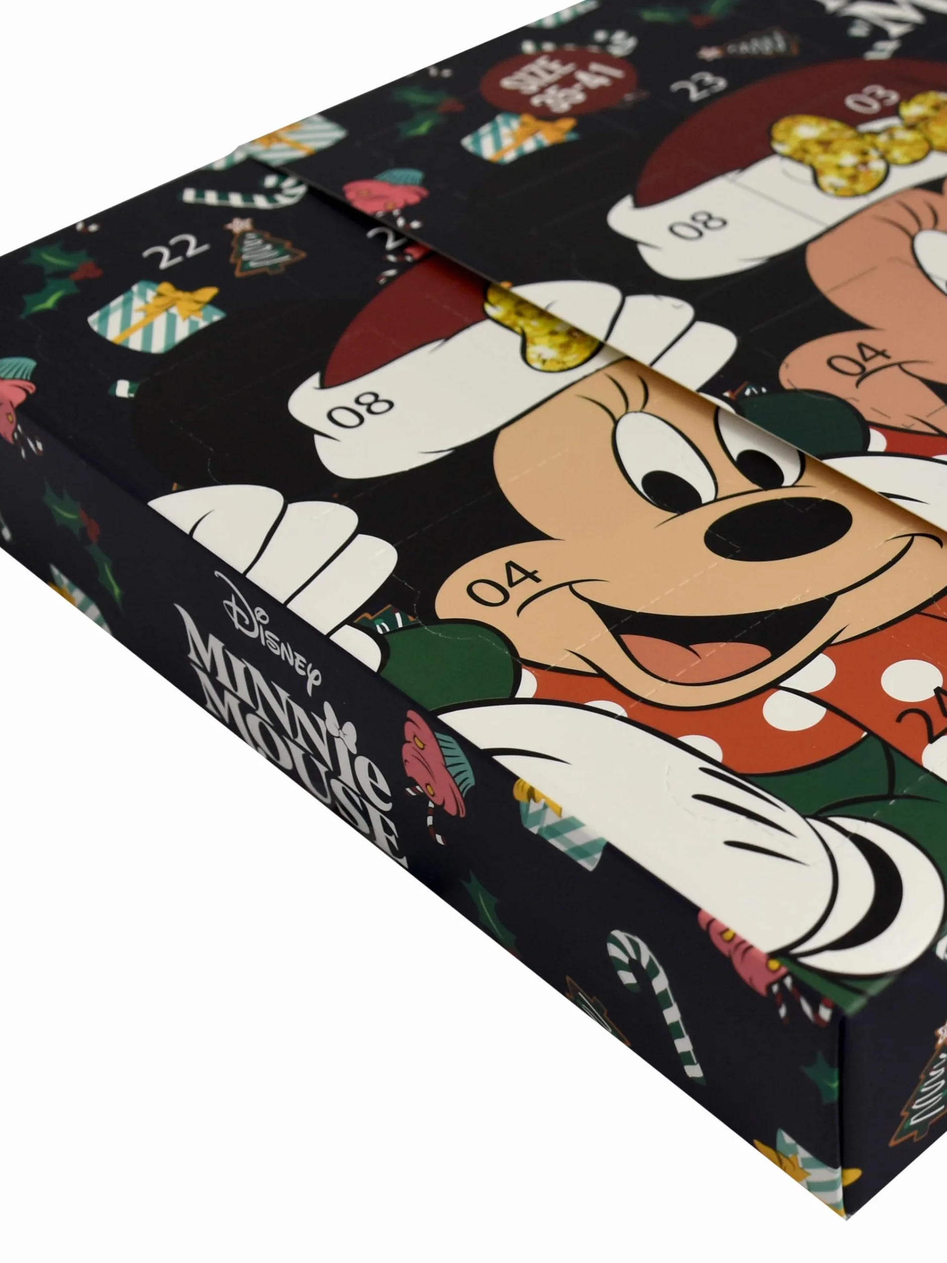 Disney Minnie Mouse United Labels Calendario de Adviento 12 pares calcetines mujer talla 35-41