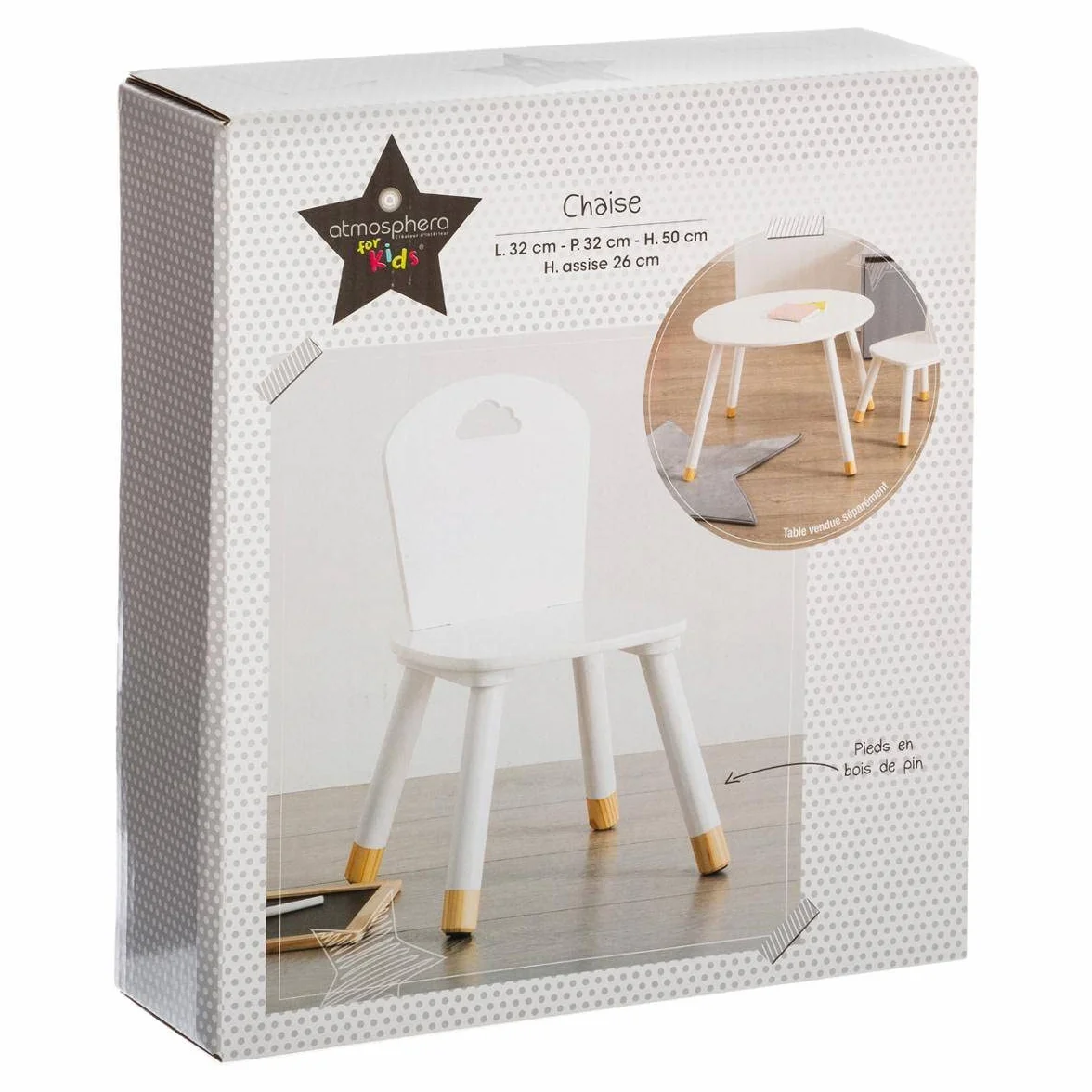 Silla Infantil Douceur Blanca Atmosphera