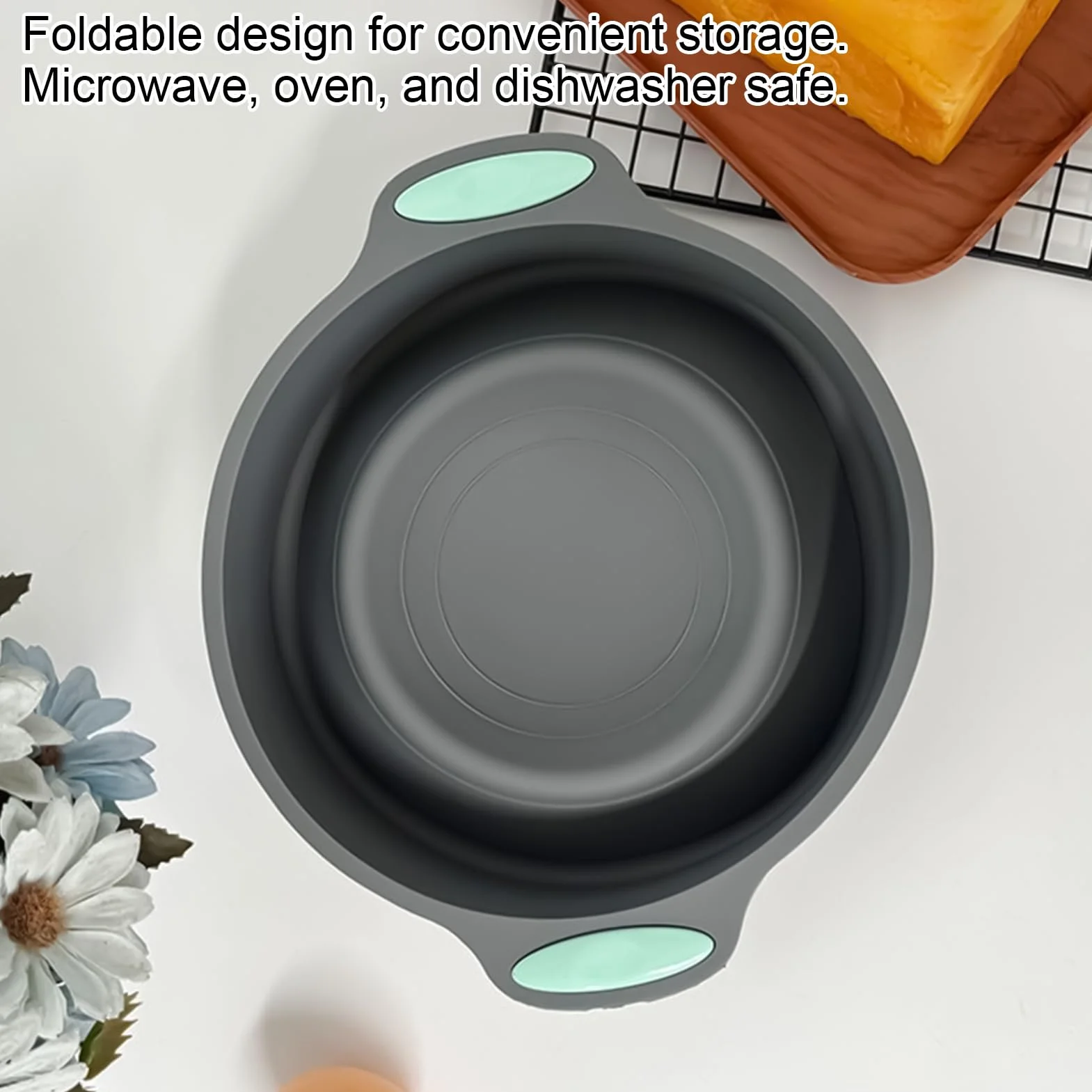 Máquina de palomitas de maíz para microondas, silicona plegable, cuenco para palomitas, hogar, oficina