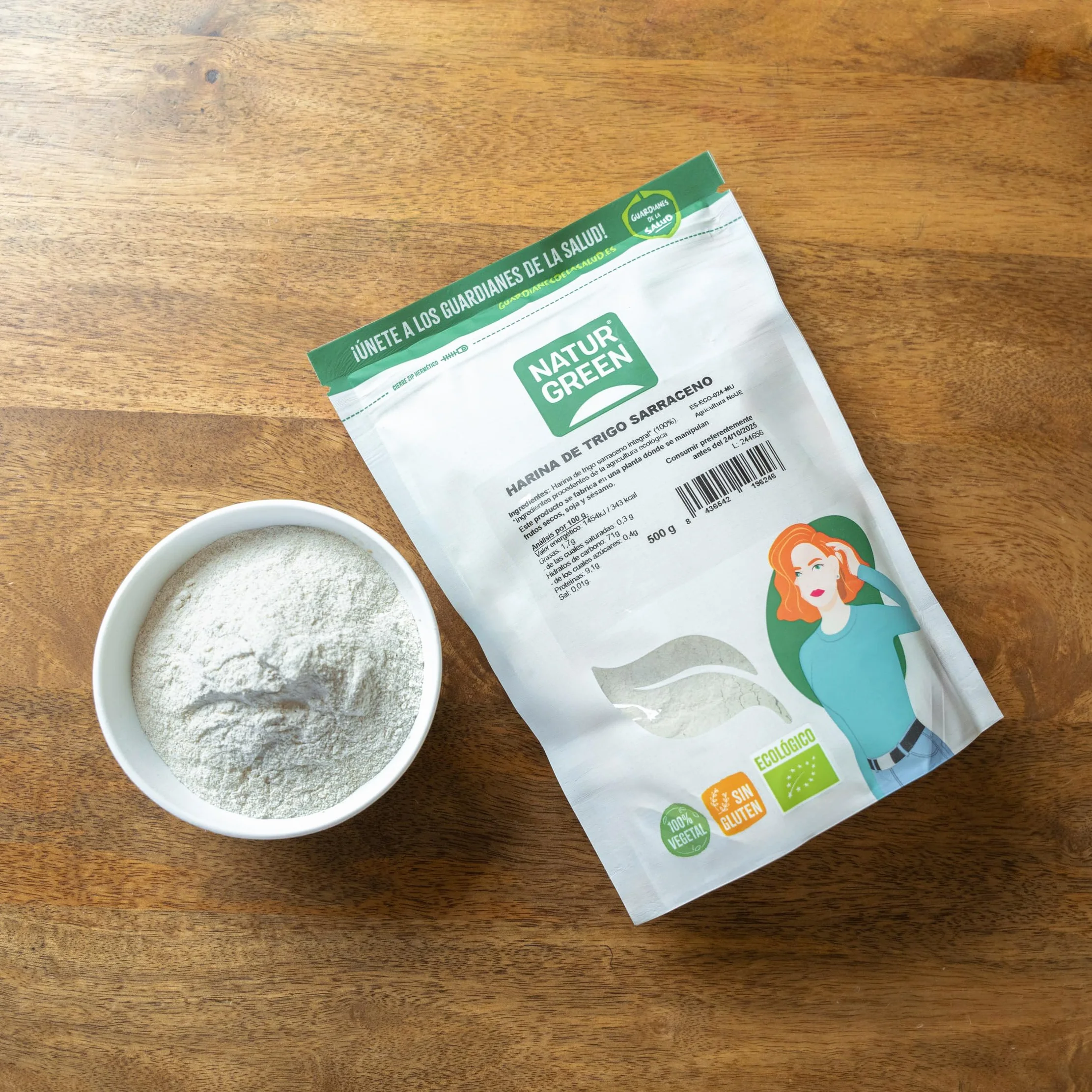 Naturgreen Harina de Trigo Sarraceno Bio sin Gluten