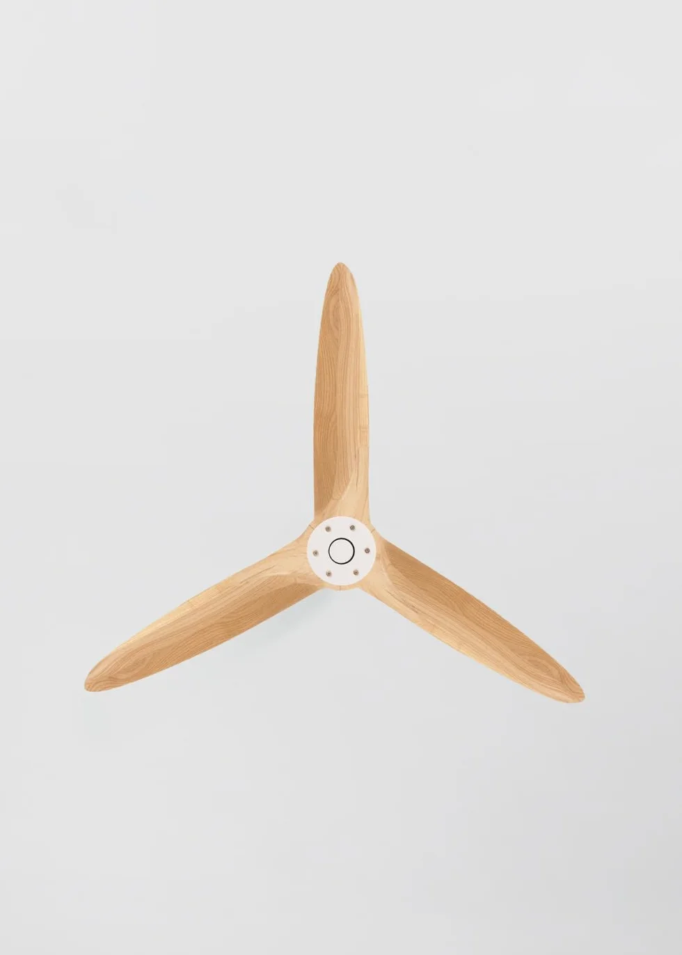 CREATE / WIND CENTURY M/Ventilador de techo blanco madera clara con mando / 40W, Silencioso, Ø132 cm, 6 velocidades, programable, función verano-invierno