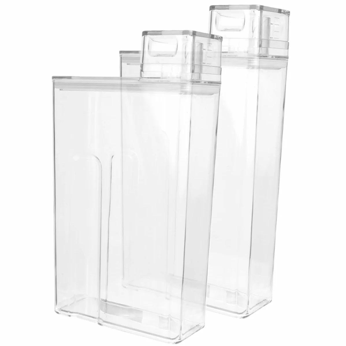 Cubo De Loción Rellenable Transparente 2 Piezas Gran Capacidad Plástico Seguro para Detergente Líquido Uso Doméstico y Hotel Depósito para Almacenamiento De Lavandería