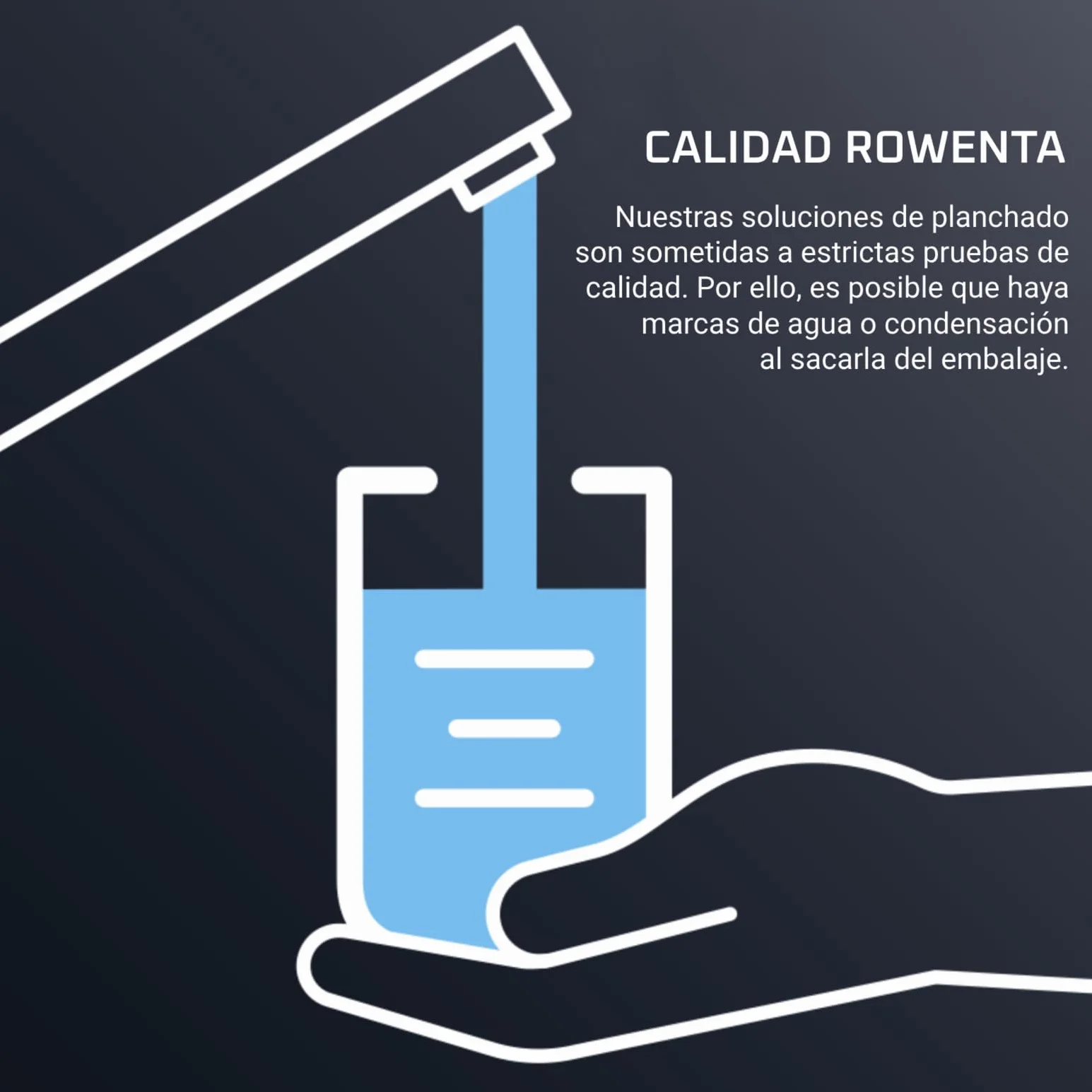 Rowenta Silence Steam Pro, Centro de planchado vertical, 7.5 bares, golpe de vapor de 480g/min, tecnología silenciosa, desinfecta, vapor con caldera, Color Gris y Azul, DG9160
