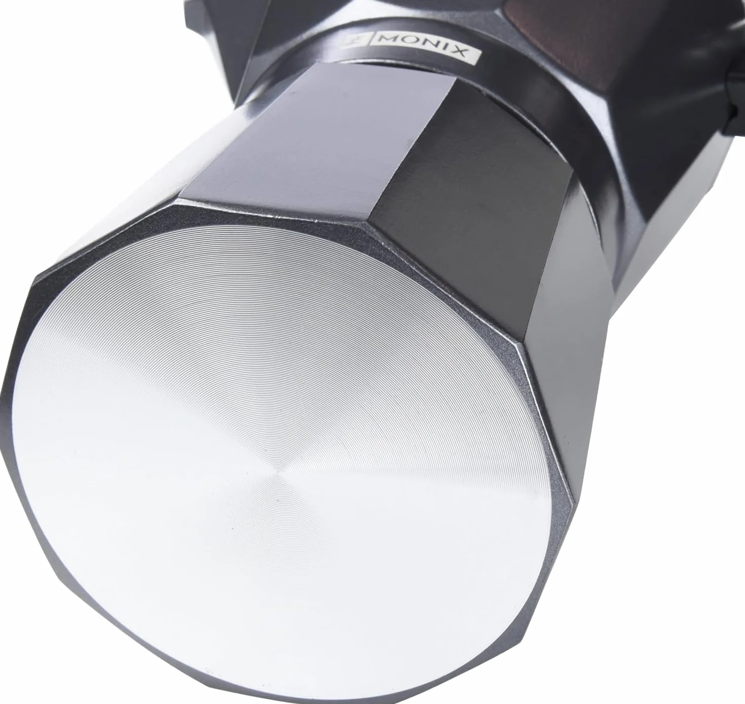 Monix Vitro Noir Cafetera Italiana de Aluminio 3 Tazas Apta Vitrocerámica Gas Eléctrica Mango Termoresistente