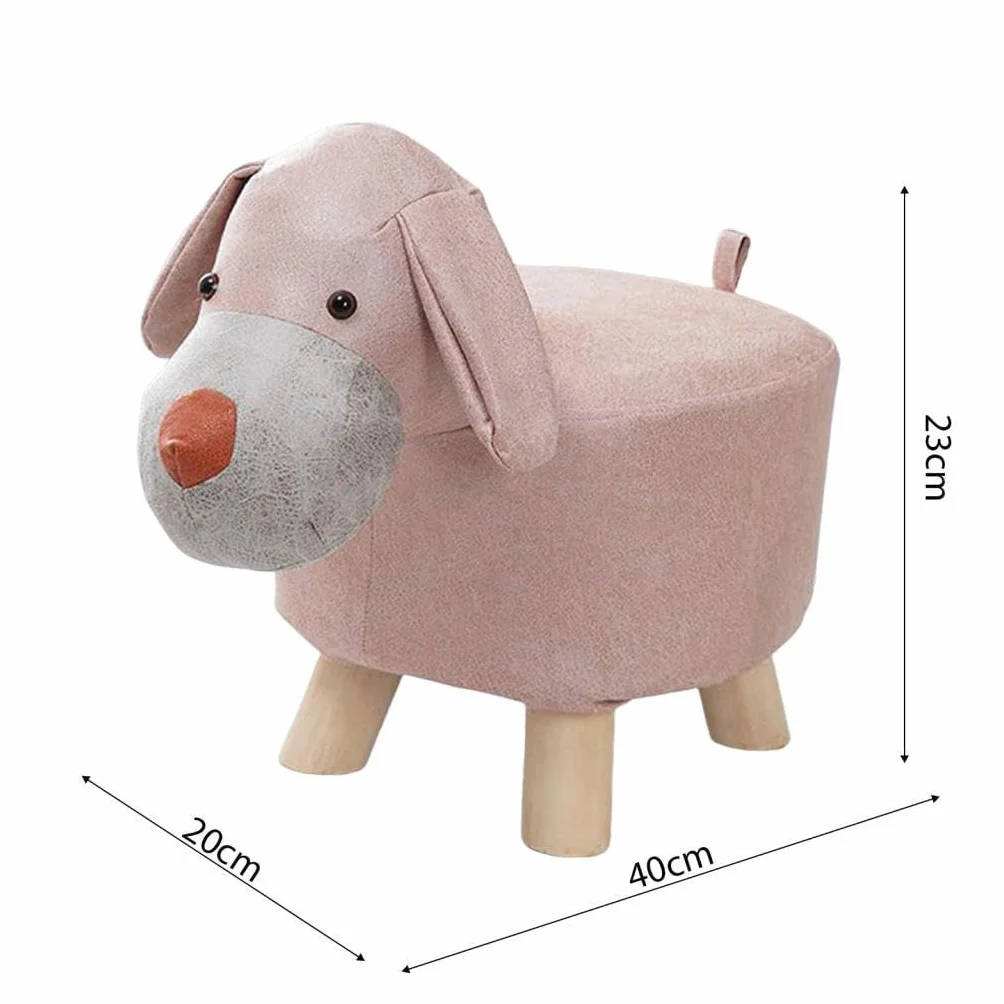 Taburete para Animales Perro Rosa Otomano Sofá Interior Exterior