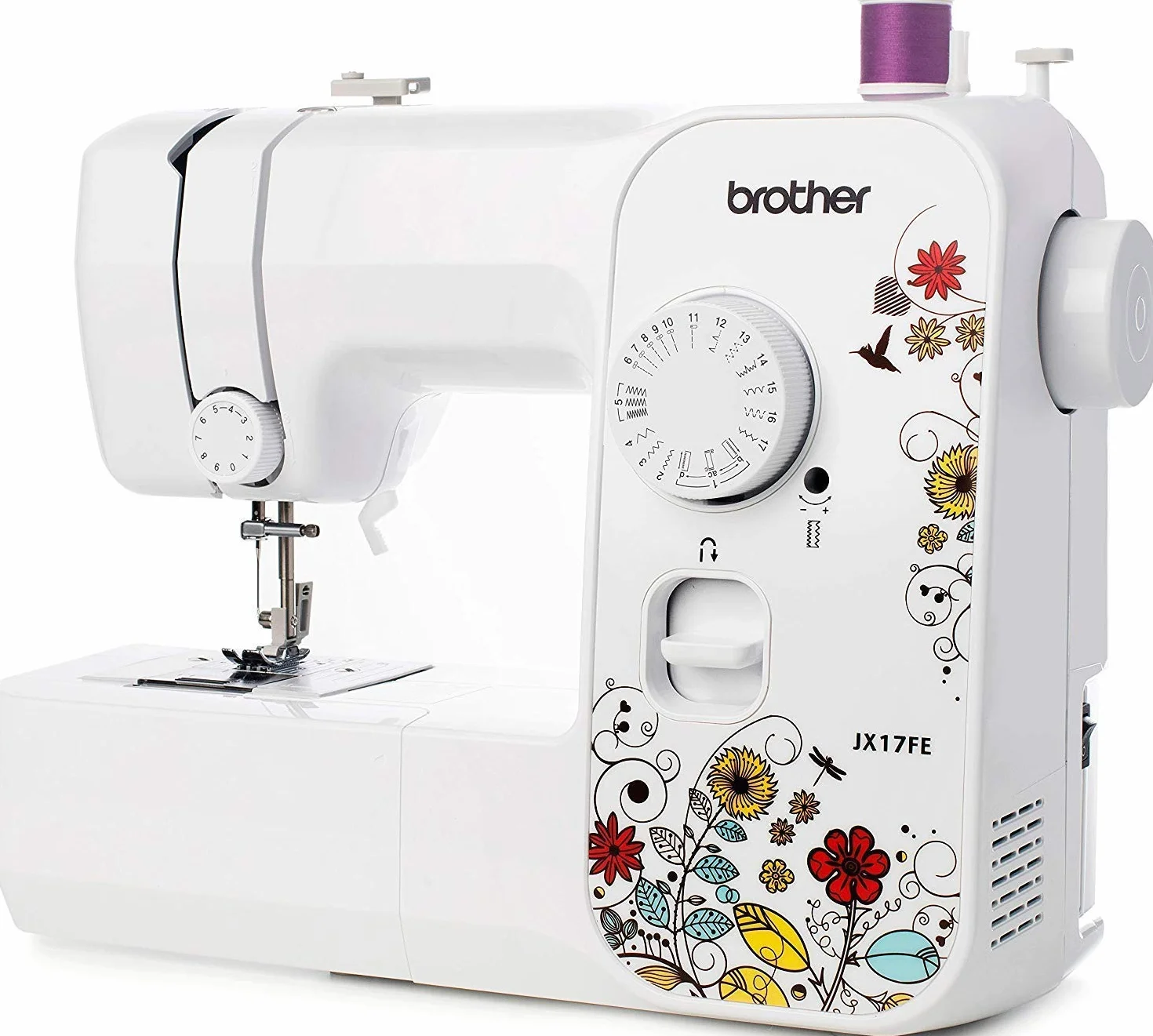 Brother JX17FE (Fantasy Edition) - Máquina de Coser, 17 Puntadas de Costura, Eléctrica, Portátil, Fácil de Usar y Práctica