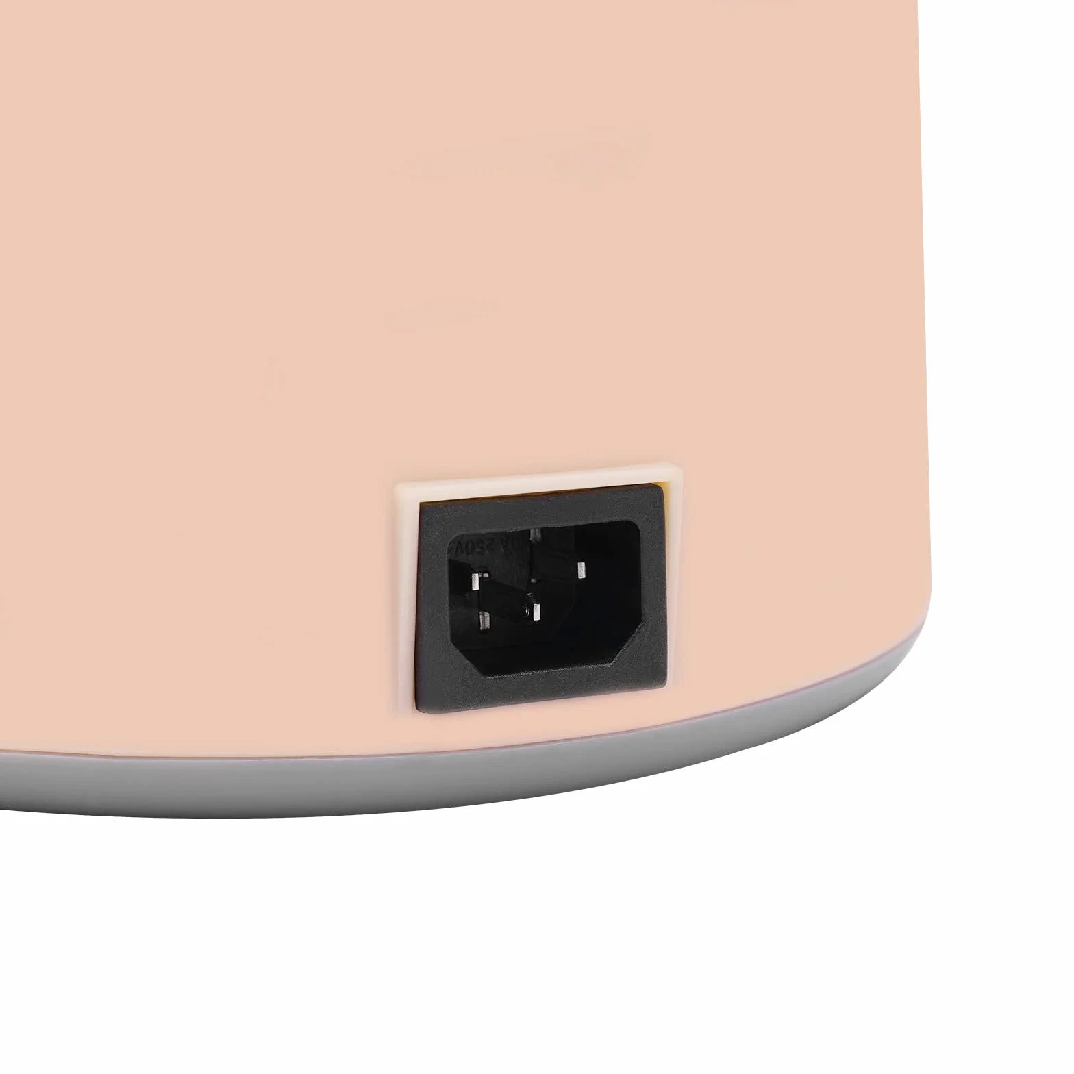 Olla eléctrica antiadherente 17x17x25 cm 1,7L tapa de cristal vaporera multiuso para avena pasta rosa