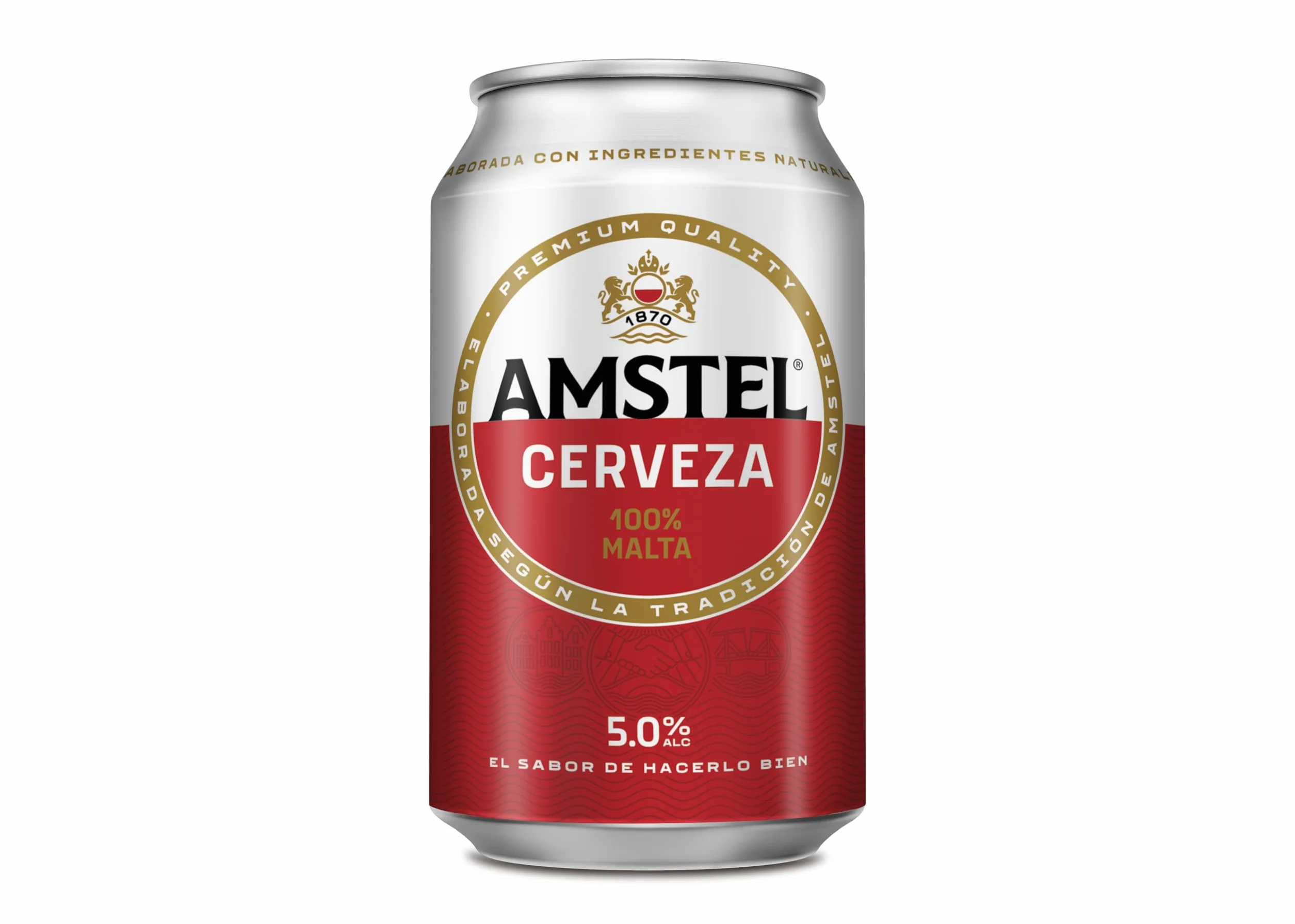 Amstel Cerveza Lager Pack Lata, 24 x 33cl