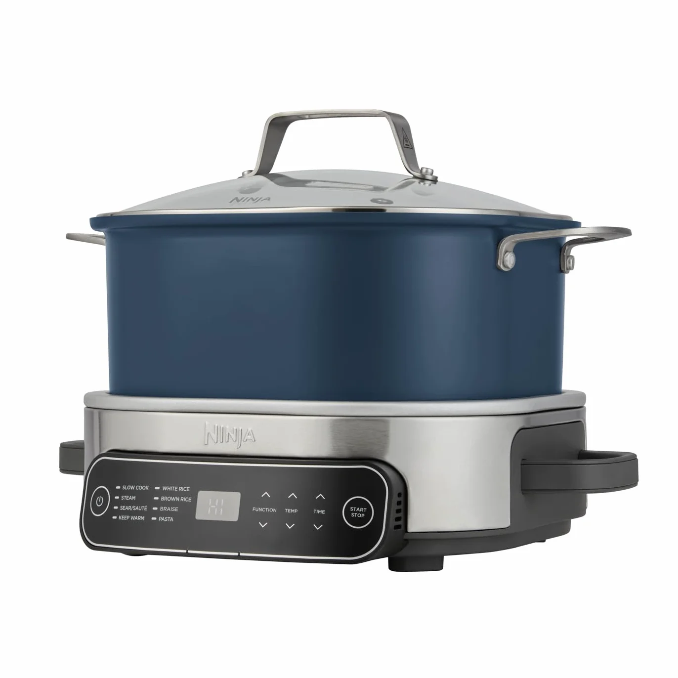 Ninja Foodi PossibleCooker Olla de cocción lenta y arrocera, 6 l, 8 funciones de cocción en 1, azul medianoche, MC1101EU