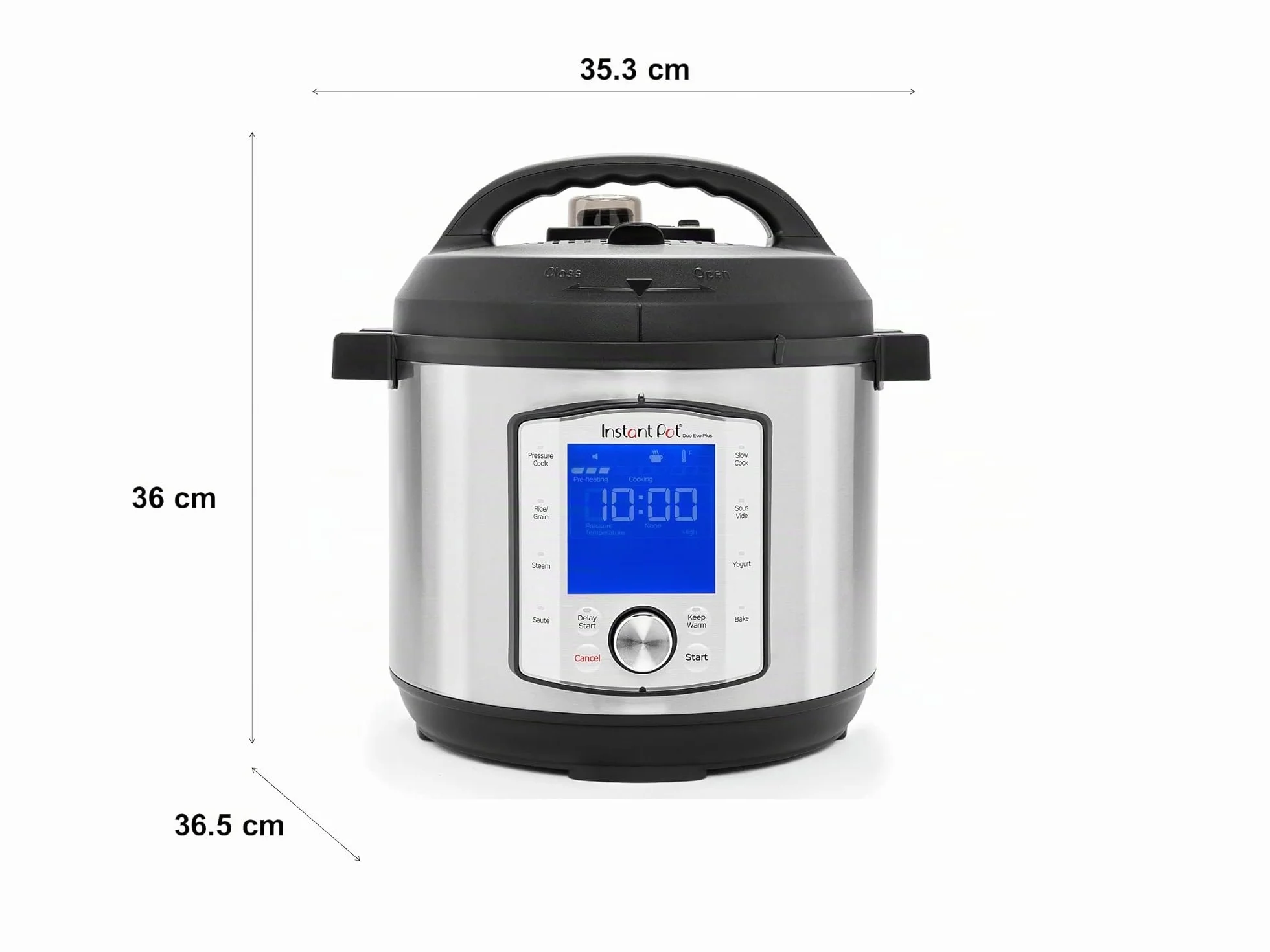 Instant Pot DUO EVO PLUS 7.6L - Olla a presión eléctrica (10 funciones en 1: esterilizador, olla lenta, arrocera, vaporizador)