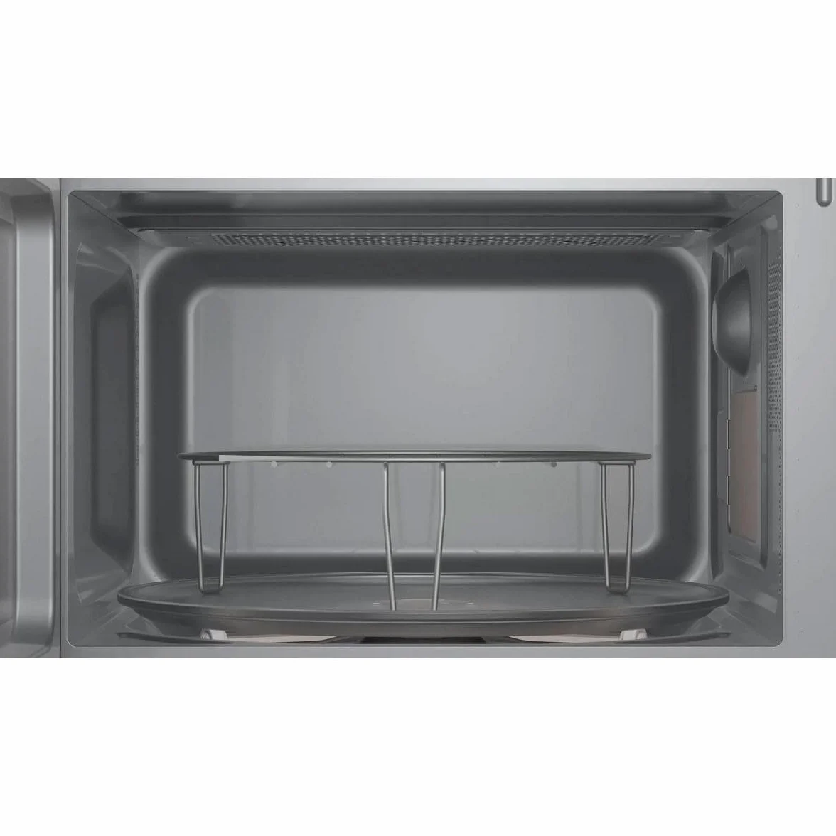 Bosch - Microondas Integrable, 60 cm, 8 programas automáticos, Display LED, Acero, BEL623MS3