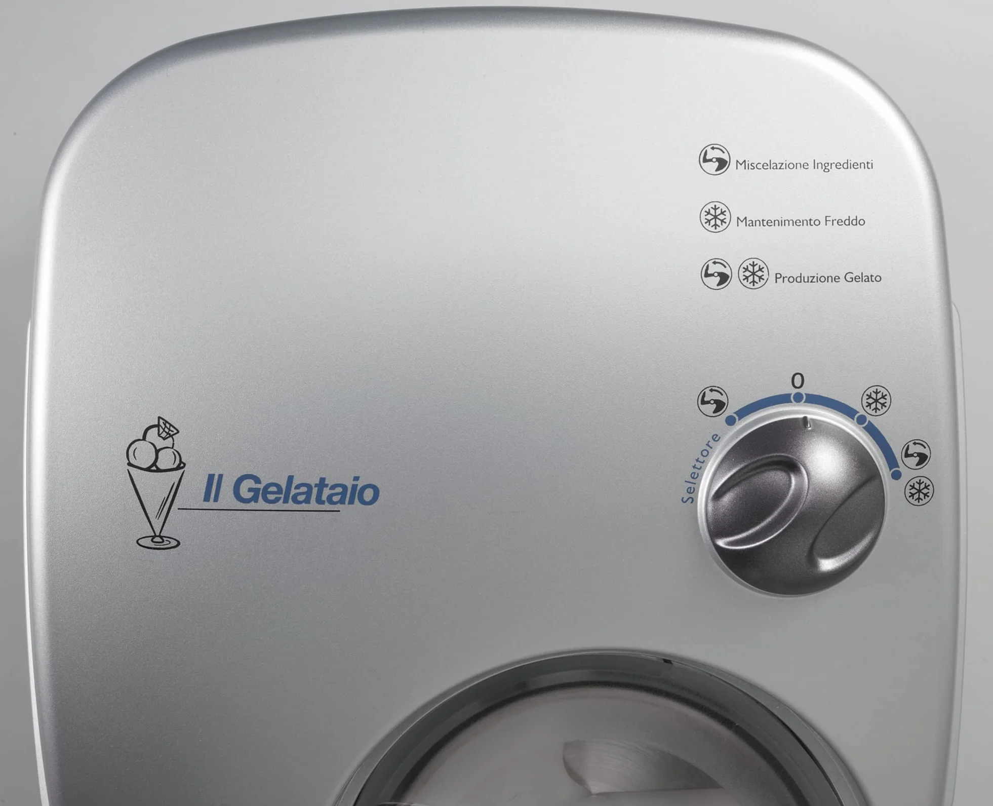 DeLonghi ICK 5000 Máquina para hacer helado con compresor, 230 W, 1.2 L, color blanco