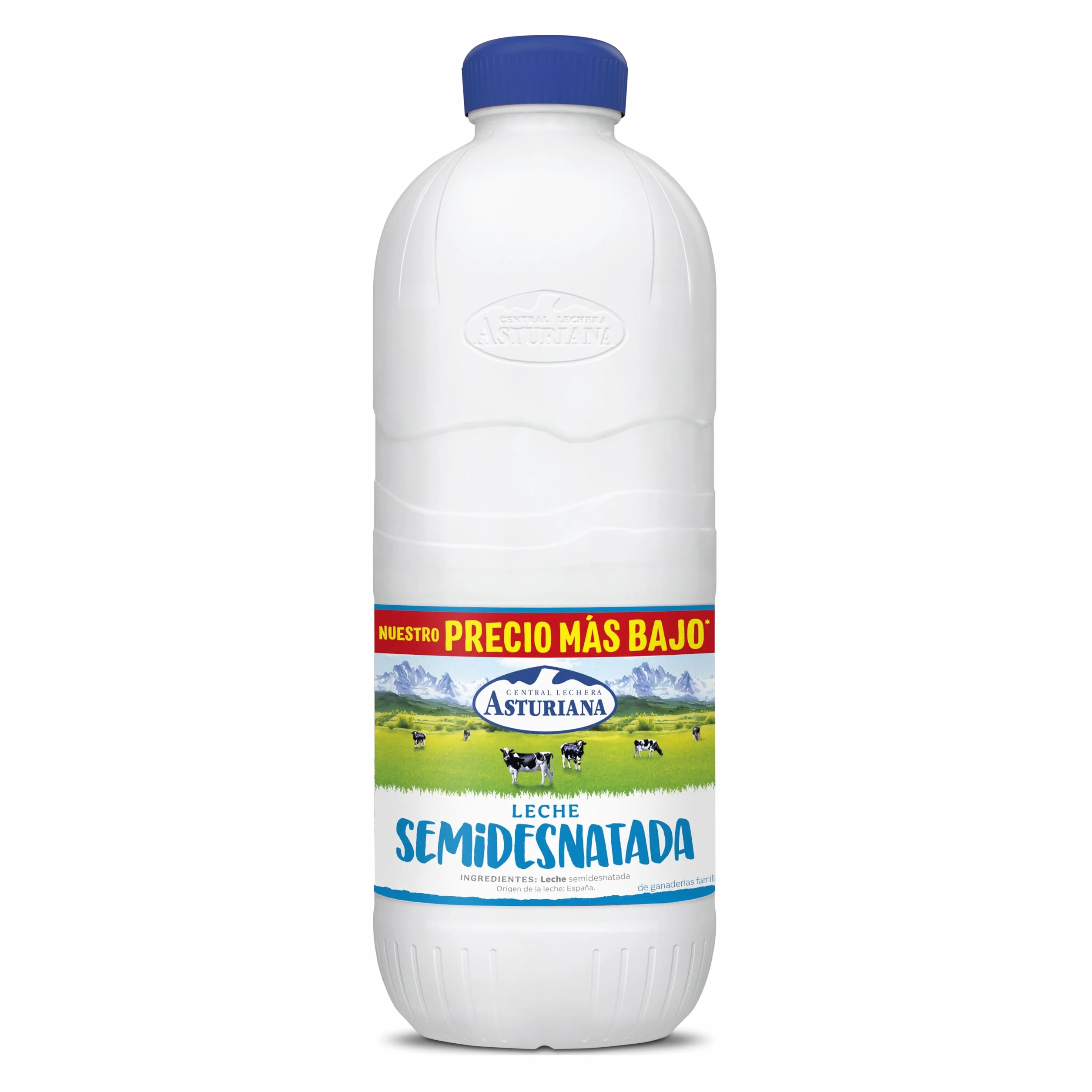 Central Lechera Asturiana Leche Semidesnatada 2.2L
