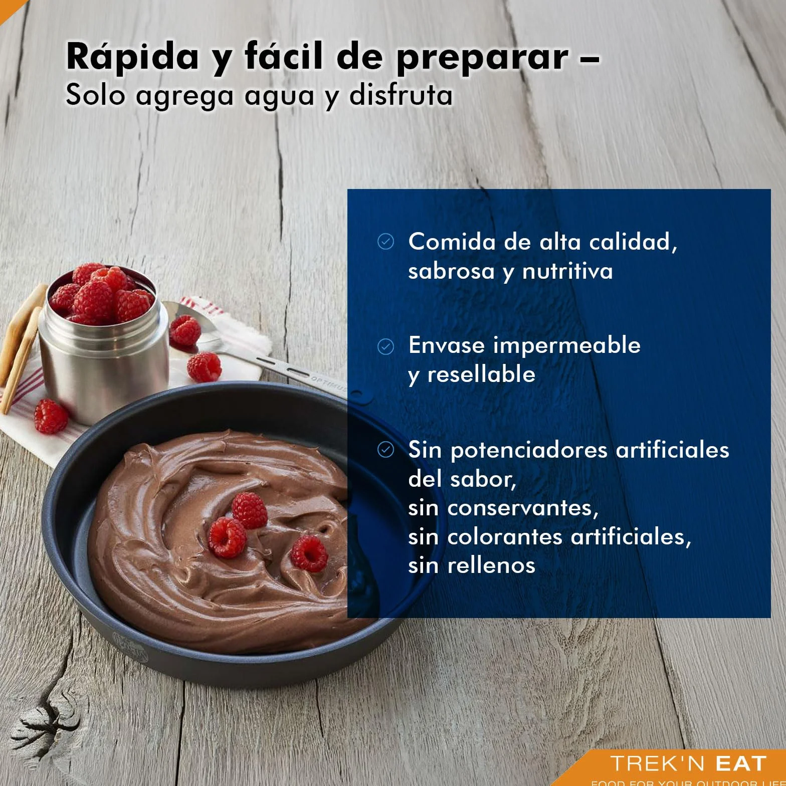 Trek'n Eat Mousse au Chocolate – Postre