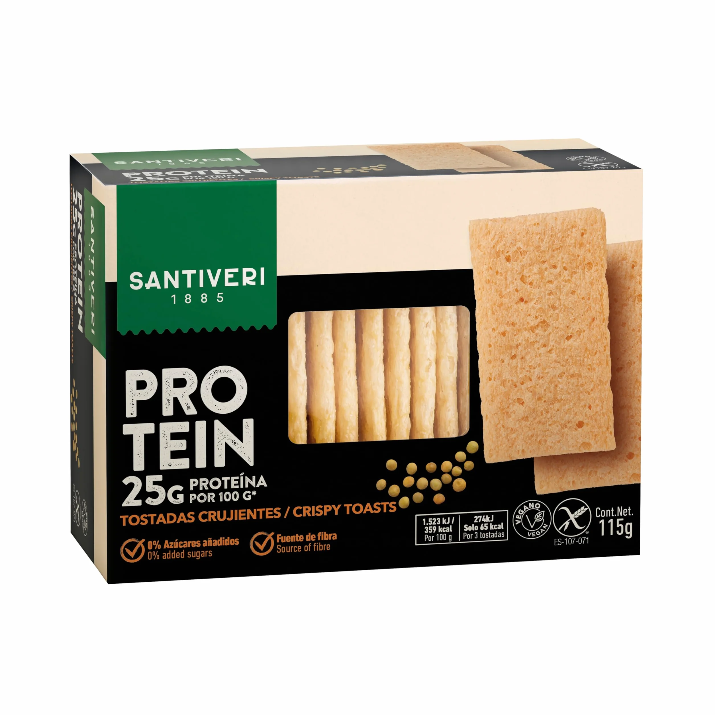 TOSTADAS PROTEICAS 115 gr