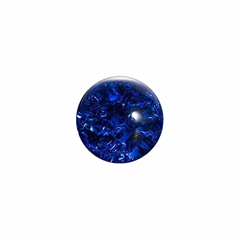 Bola de cristal Feng Shui for fuente de agua, esfera de cristal for bonsái, bola for grietas de hielo, decoración de jardín for el hogar, adornos, esfera que se agrieta ( Color : Dark Blue , Size : 30