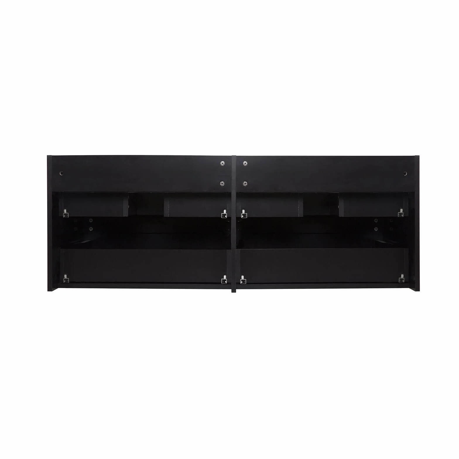 Sorrento - Mueble bajo lavabo (120 cm), color negro