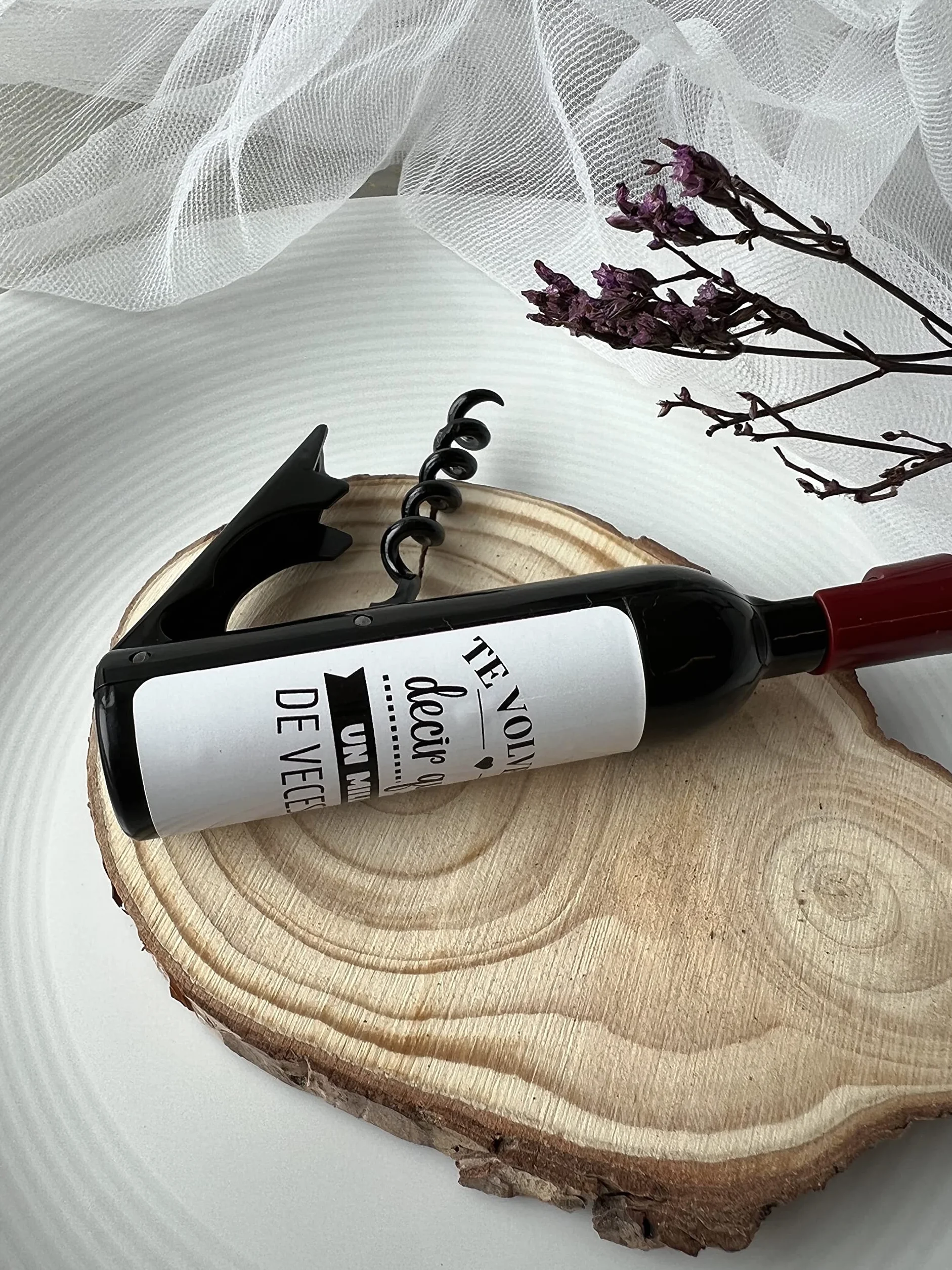 Sacacorchos Magnéticos Personalizados 25 uds para Botellas Vino Regalos Bodas Eventos