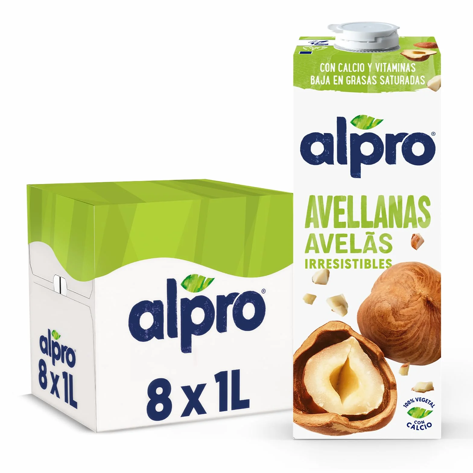 Alpro Bebida Vegetal de Avellana 8x1L