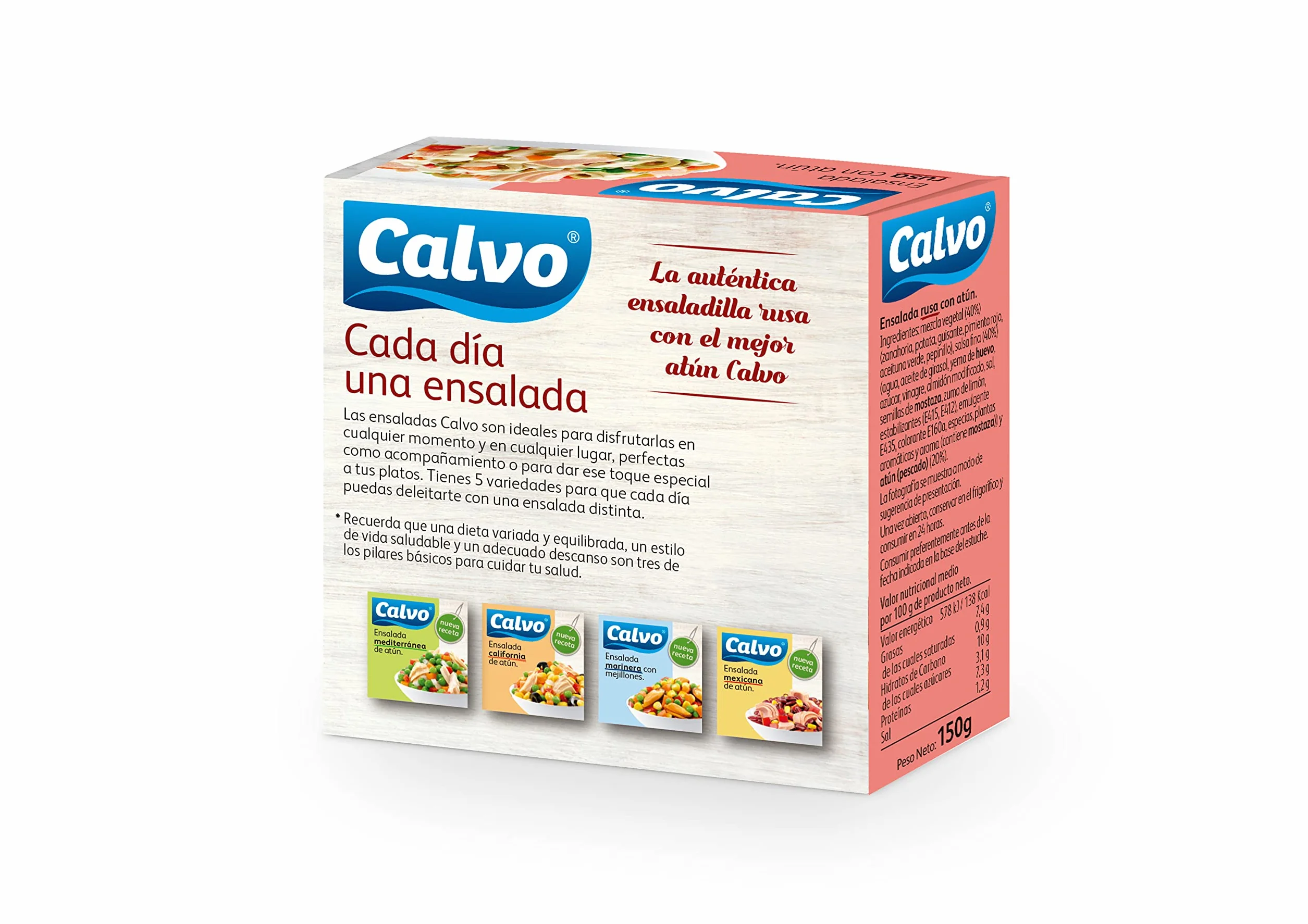 Calvo Ensalada Rusa con Atún 150g