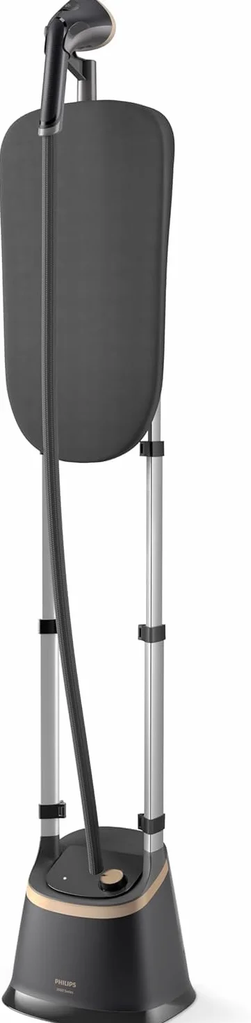 Philips Vaporizador para Ropa - 2000 W, 40 g/min de Vapor Contínuo, 3 Funciones de Vapor, Depósito de Agua de 2 Litros, Fácil Descalcificación, Amplia Placa de Vapor, Gris Oscuro (STE3170/80)