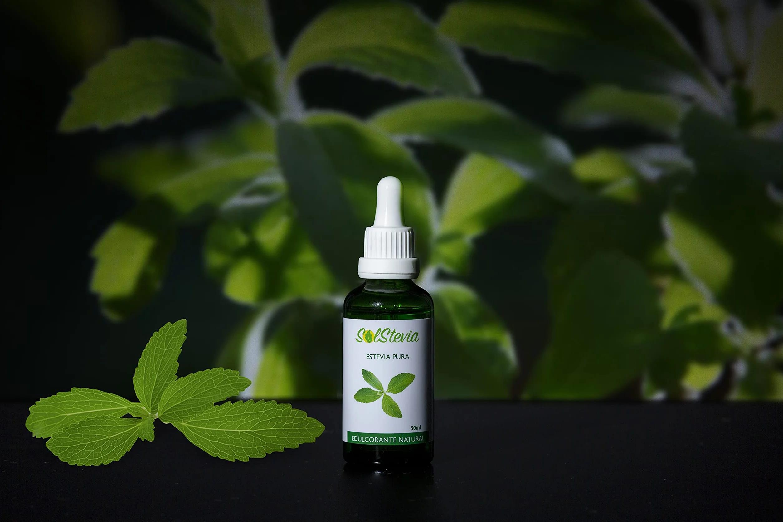 Solstevia Stevia líquida pura 100 natural Edulcorante natural sustituto del azúcar Sin calorías
