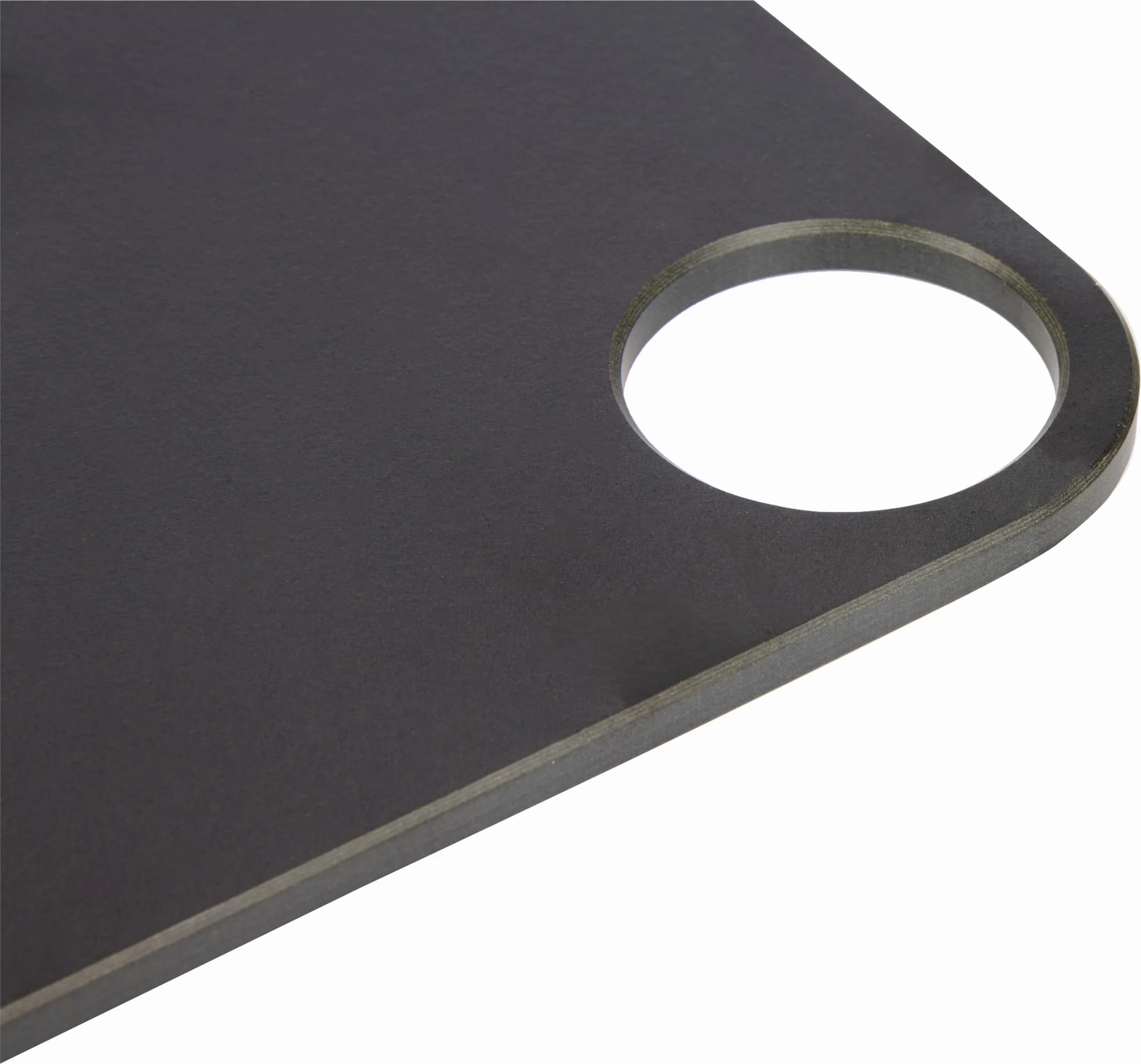 Arcos Tabla cortar 17 x resina fibra celulosa negro
