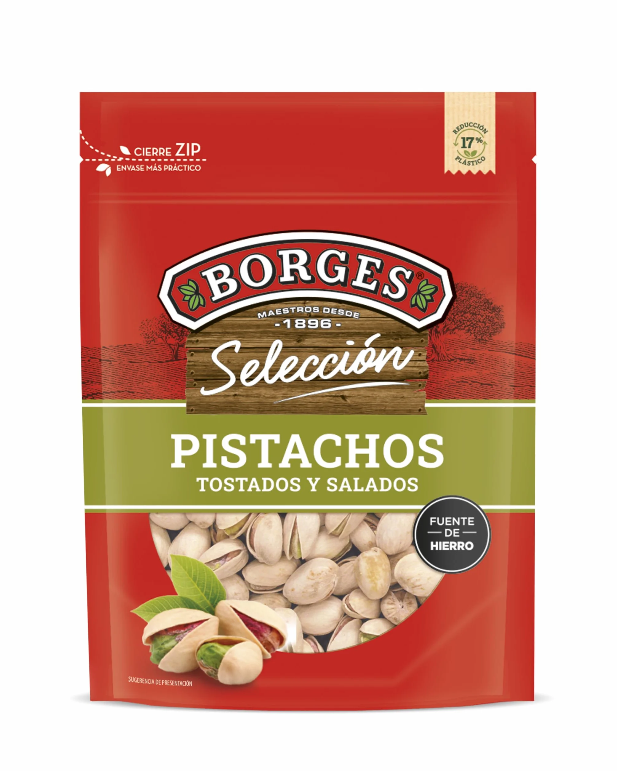 Borges Pistachos Tostados Al Punto de Sal 130g Sin Gluten