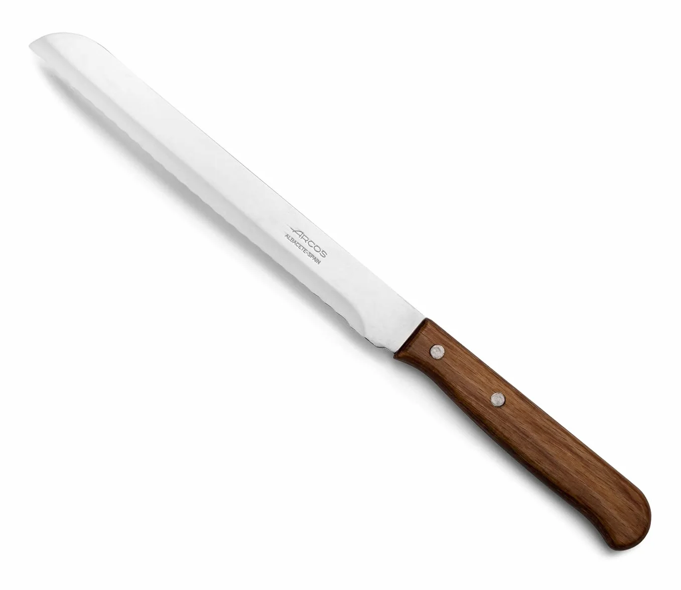 Arcos Serie Latina, Cuchillo Panadero, Hoja serrada de 170mm, Mango Madera