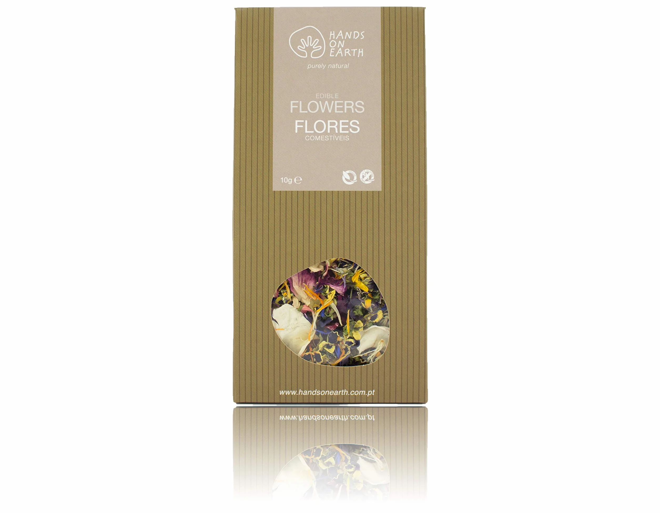 Pétalos de flores comestibles, caja 10g