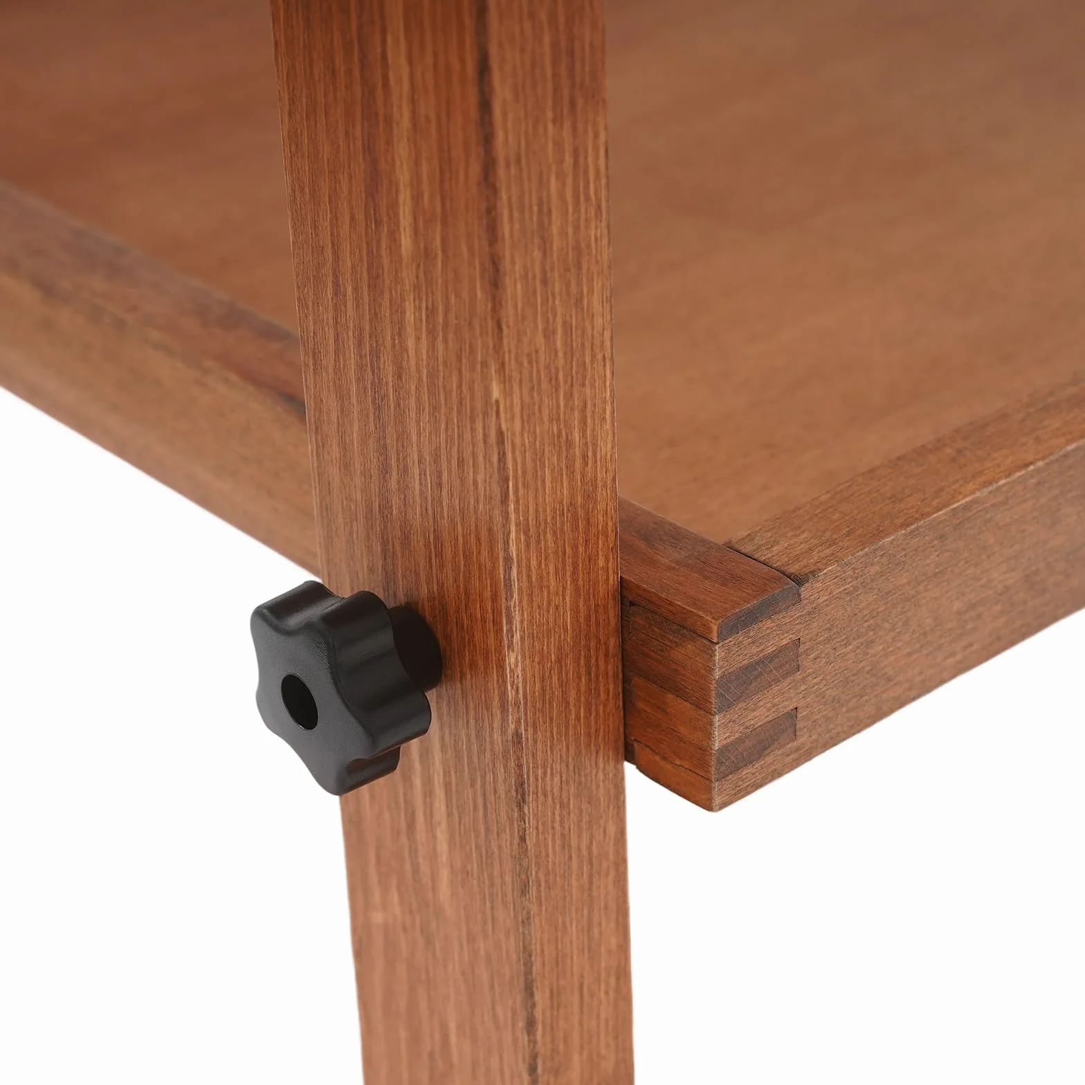 WooDerson Carro con ruedas, 3 niveles de madera, organizador de almacenamiento, carrito de madera para suministros de arte, carrito de almacenamiento multifuncional con ruedas y asas, capacidad de