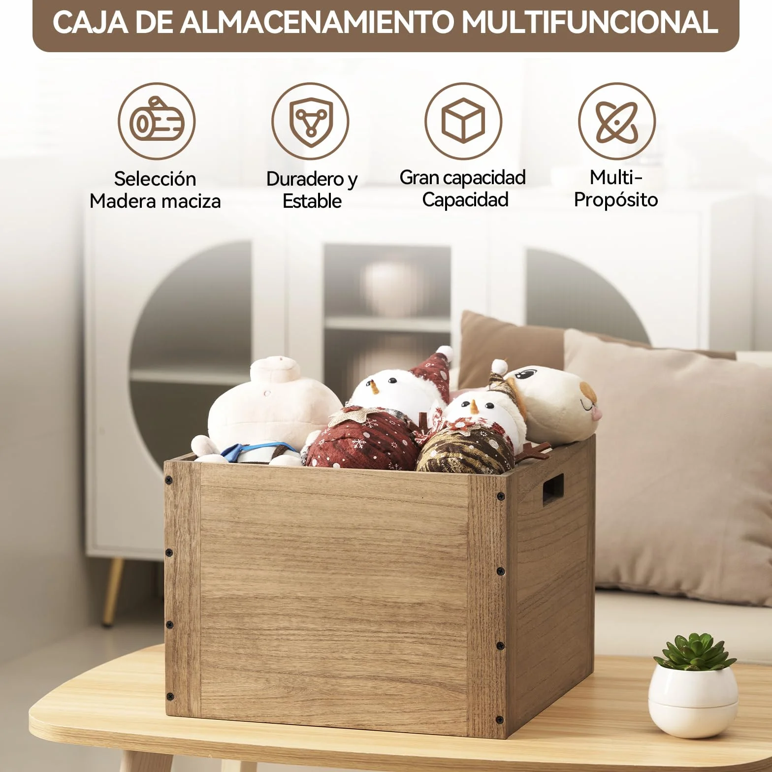 KIRIGEN Cubo de almacenamiento modular abierto F26-DBR