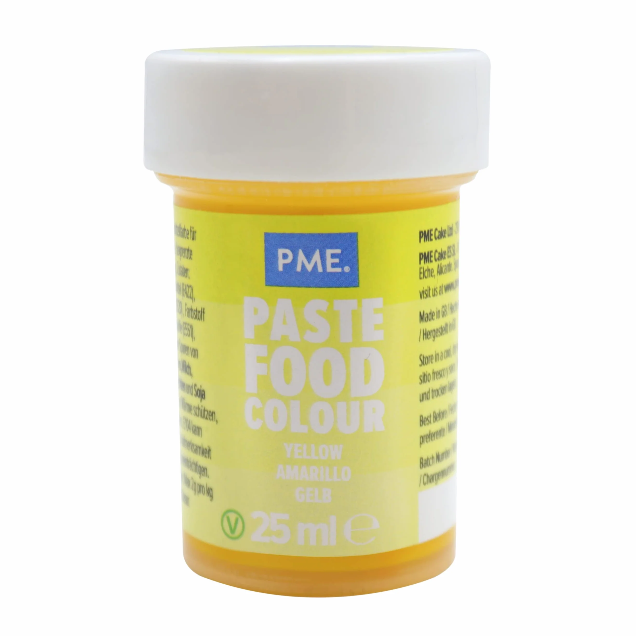 PME Colorante Alimentario en Pasta Amarillo 25g